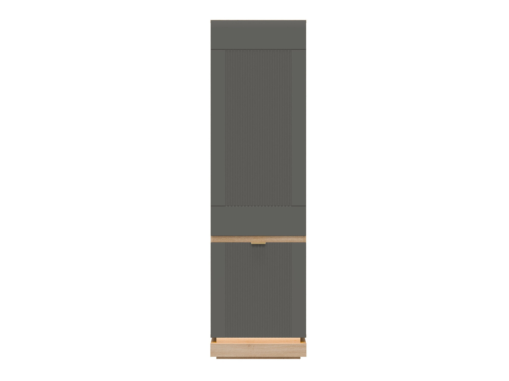 Bookcase Teselbu 112 (Grey + Oak)
