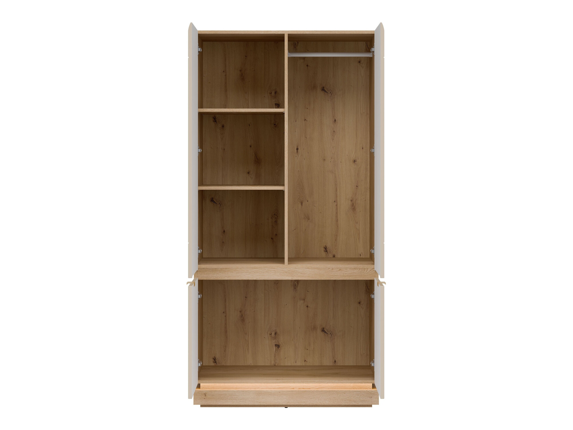 Wardrobe Teselbu 113 (Cashmere + Oak)