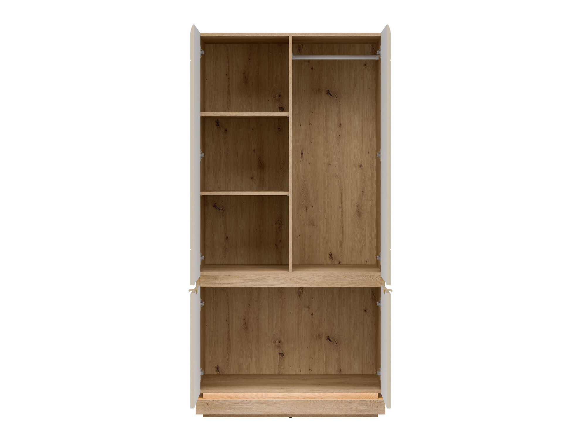 Wardrobe Teselbu 113 (Cashmere + Oak)