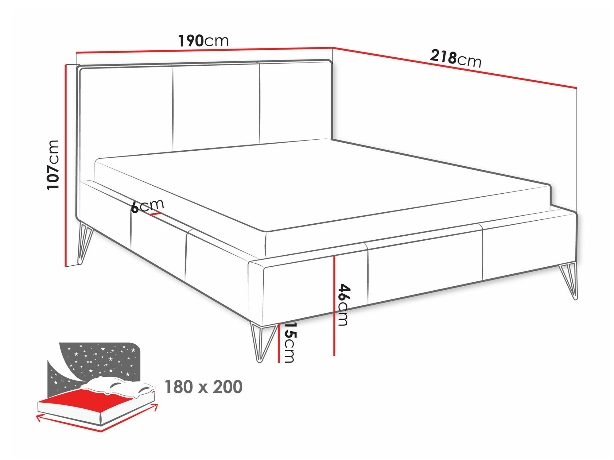 Bed Clovis 118 (Ruben 2104)