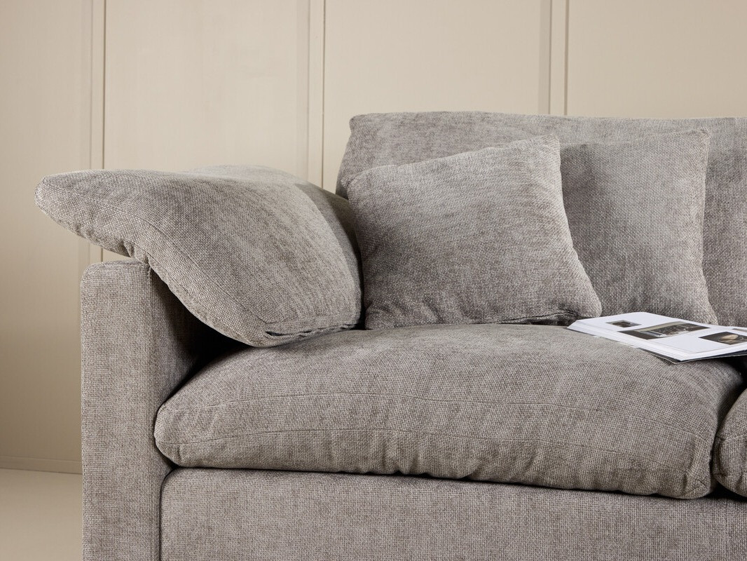 Corner sofa Dallas 4813 (Dark grey)