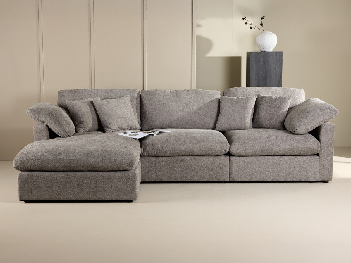 Corner sofa Dallas 4813 (Dark grey)