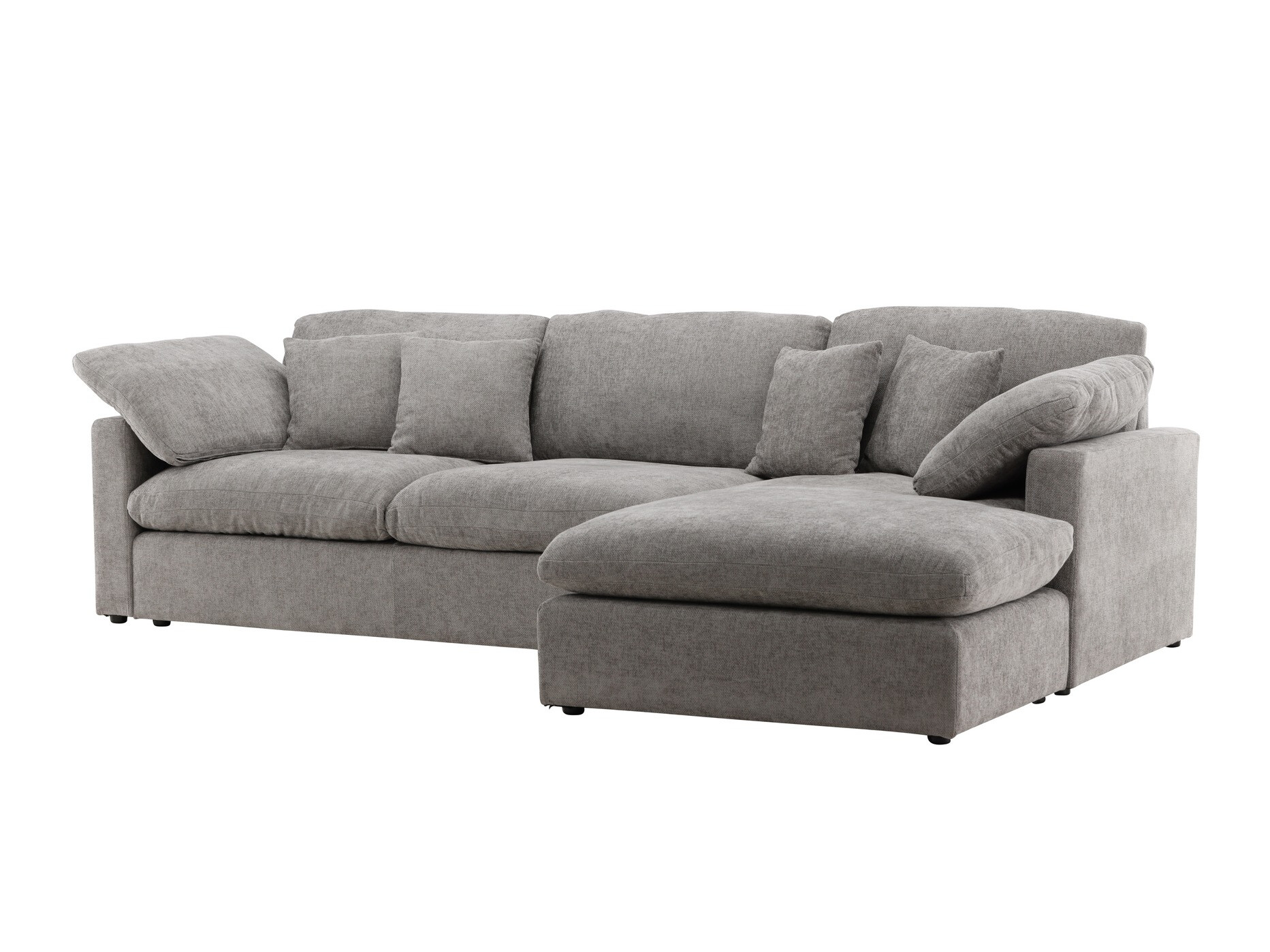 Corner sofa Dallas 4813 (Dark grey)