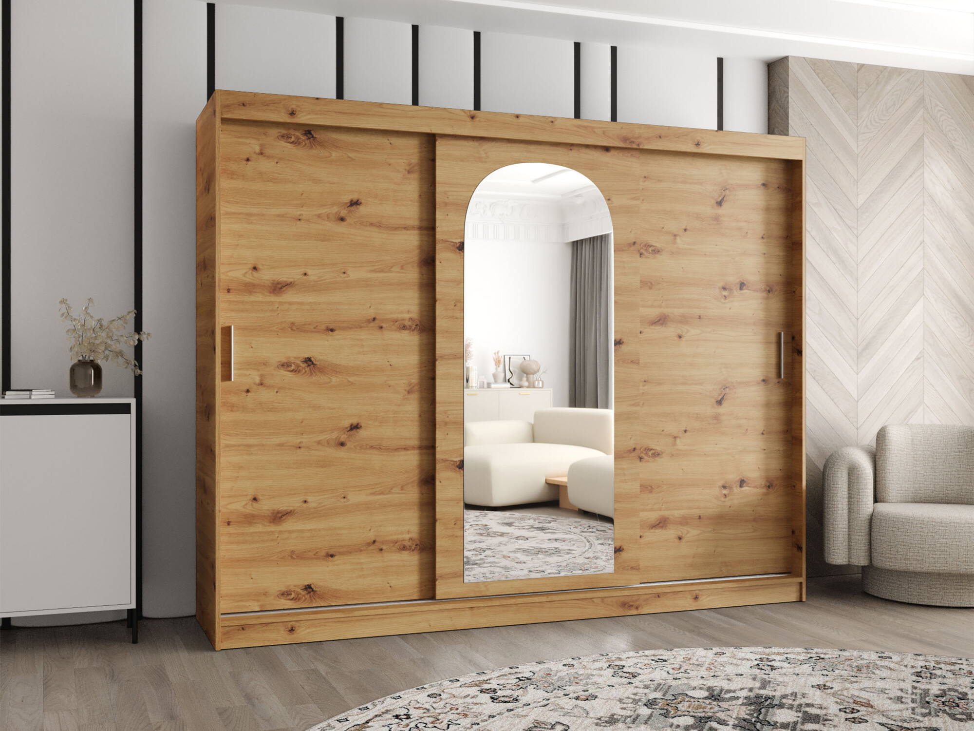 Wardrobe Hartford 497 (Artisan oak)