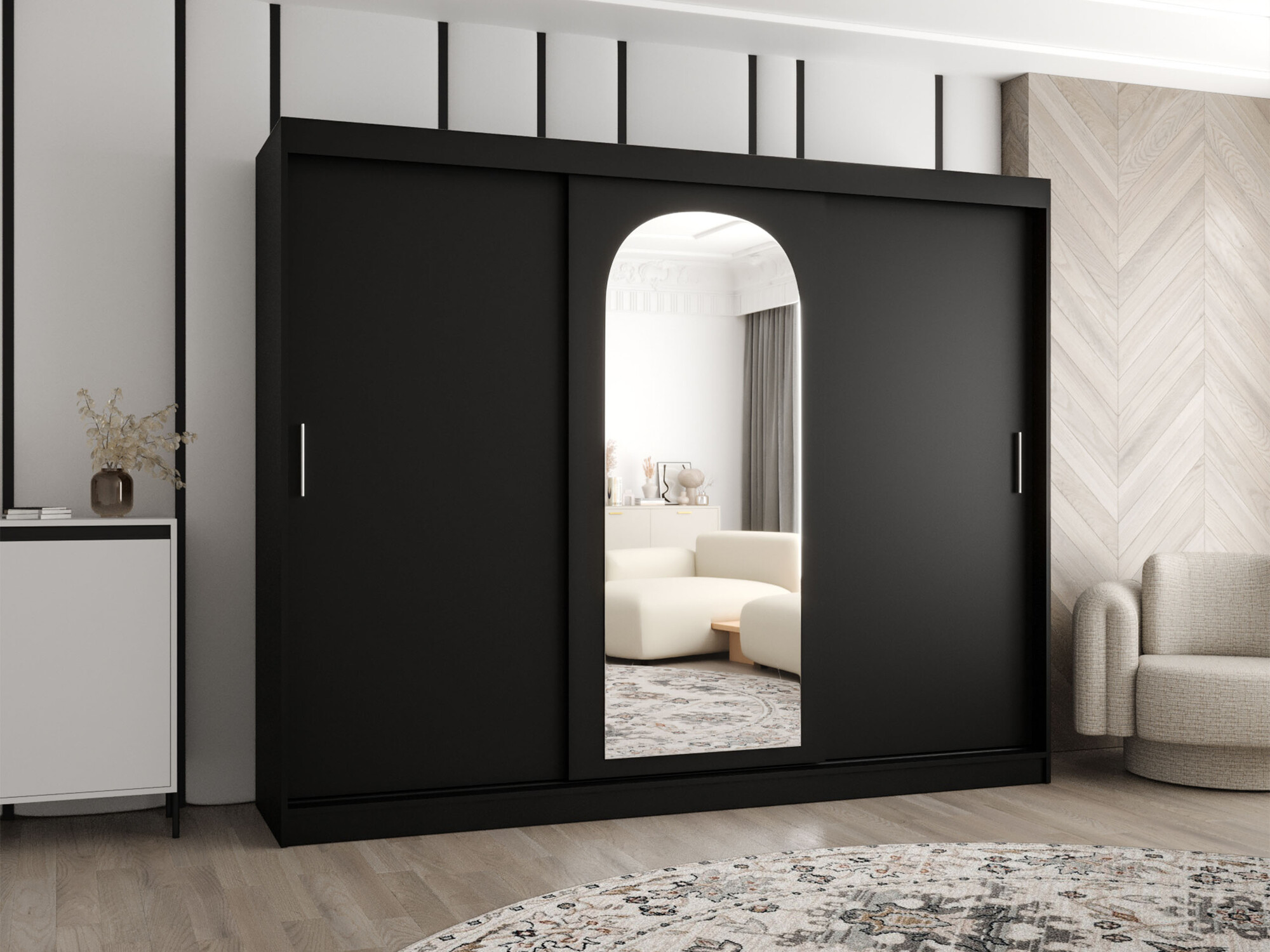 Wardrobe Hartford 497 (Black)