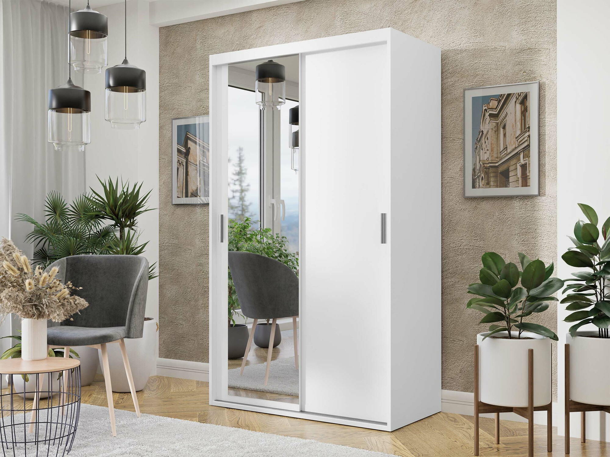 Wardrobe Hederus (White)