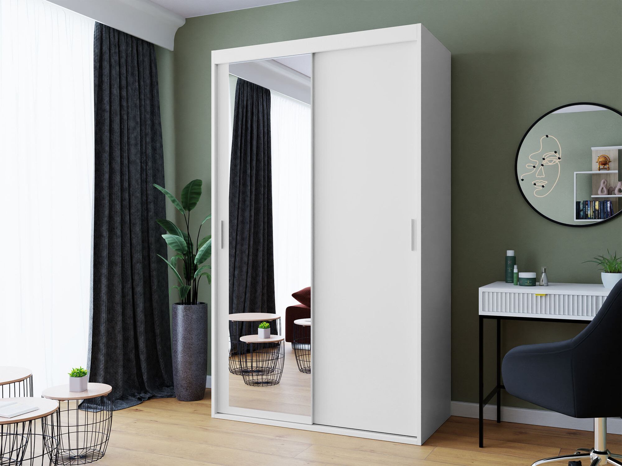 Wardrobe Hederus (White)