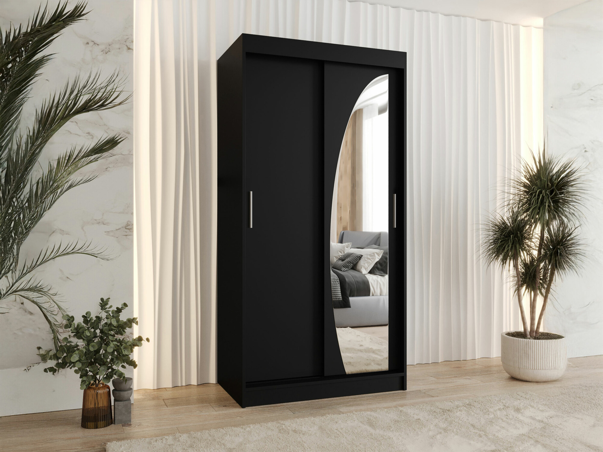 Wardrobe Hartford 498 (Black)