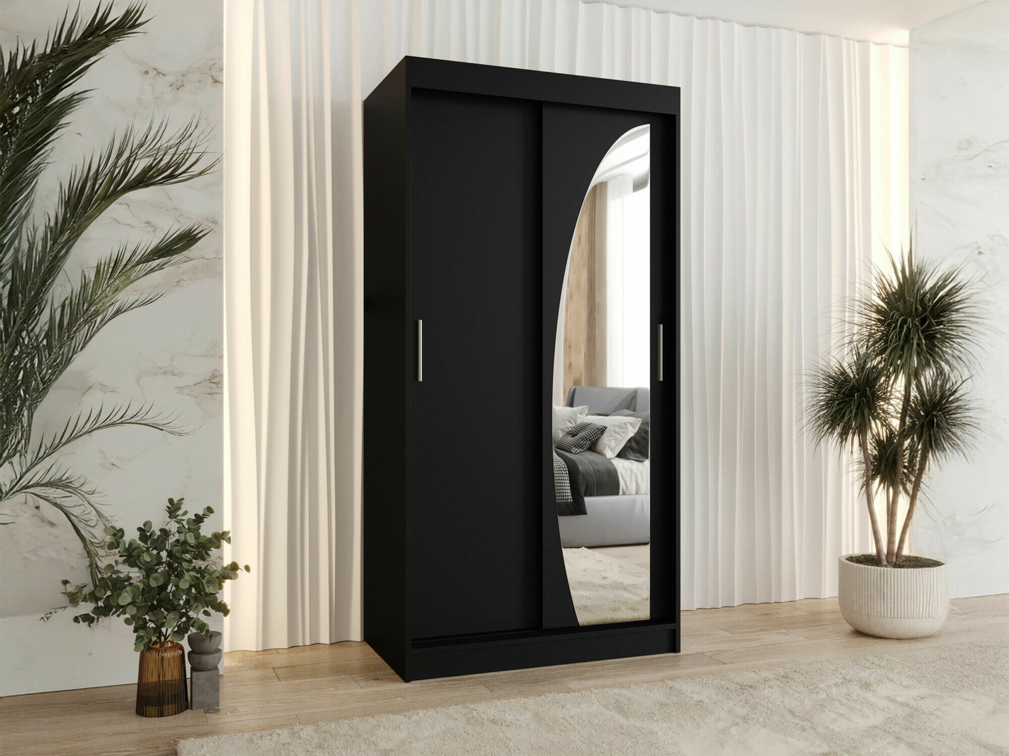 Wardrobe Hartford 498 (Black)