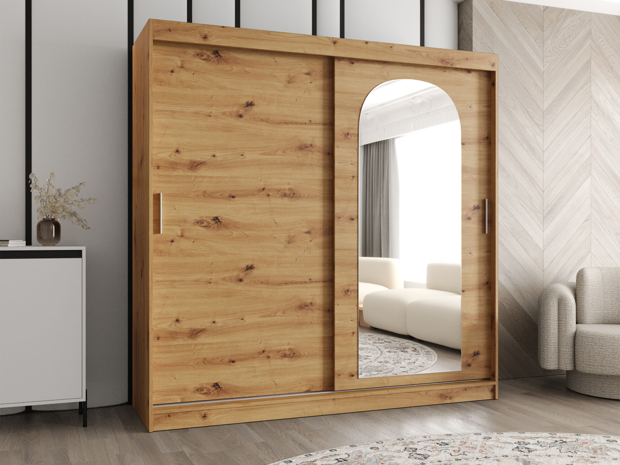 Wardrobe Hartford 499 (Artisan oak)