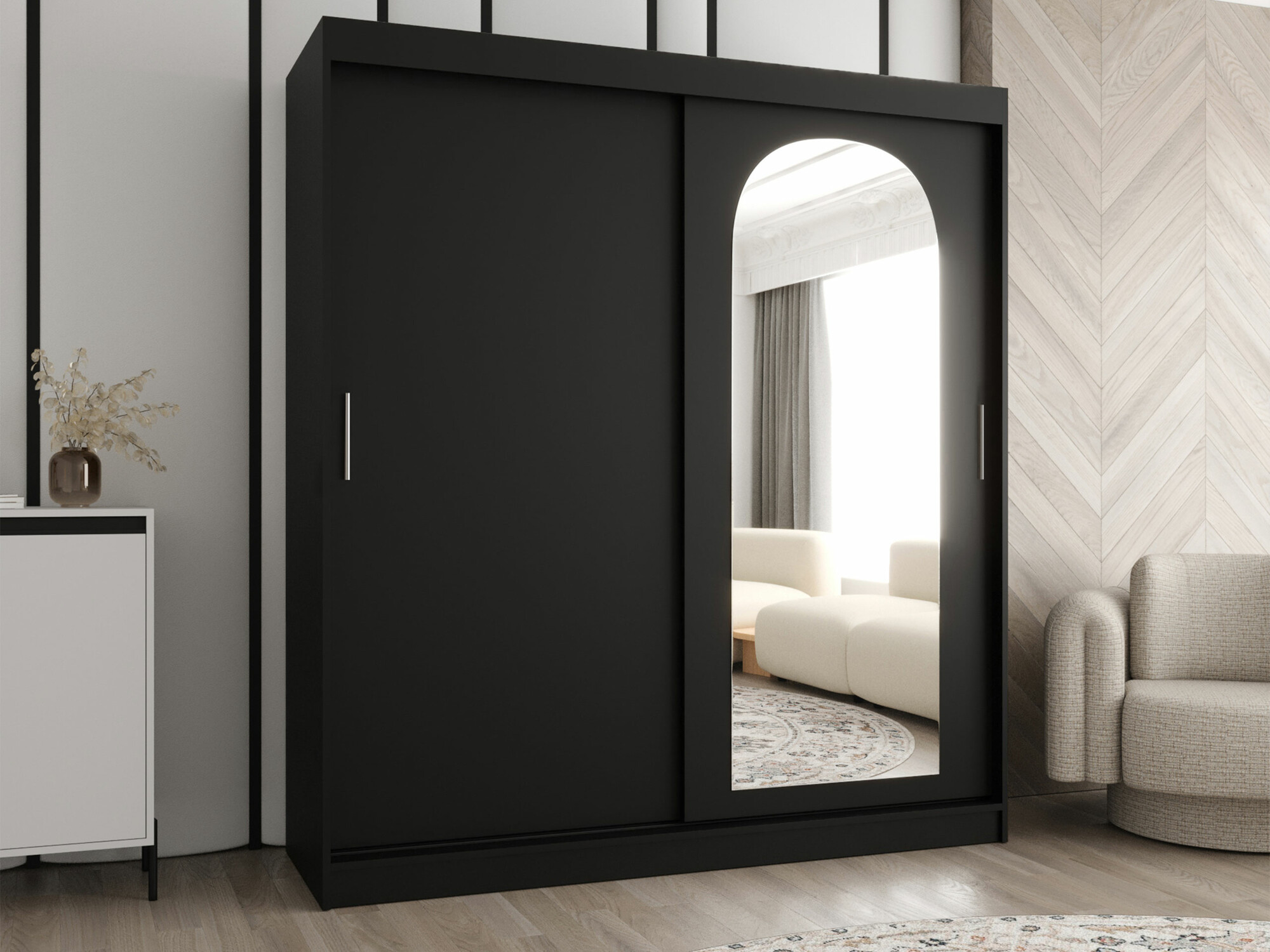 Wardrobe Hartford 500 (Black)