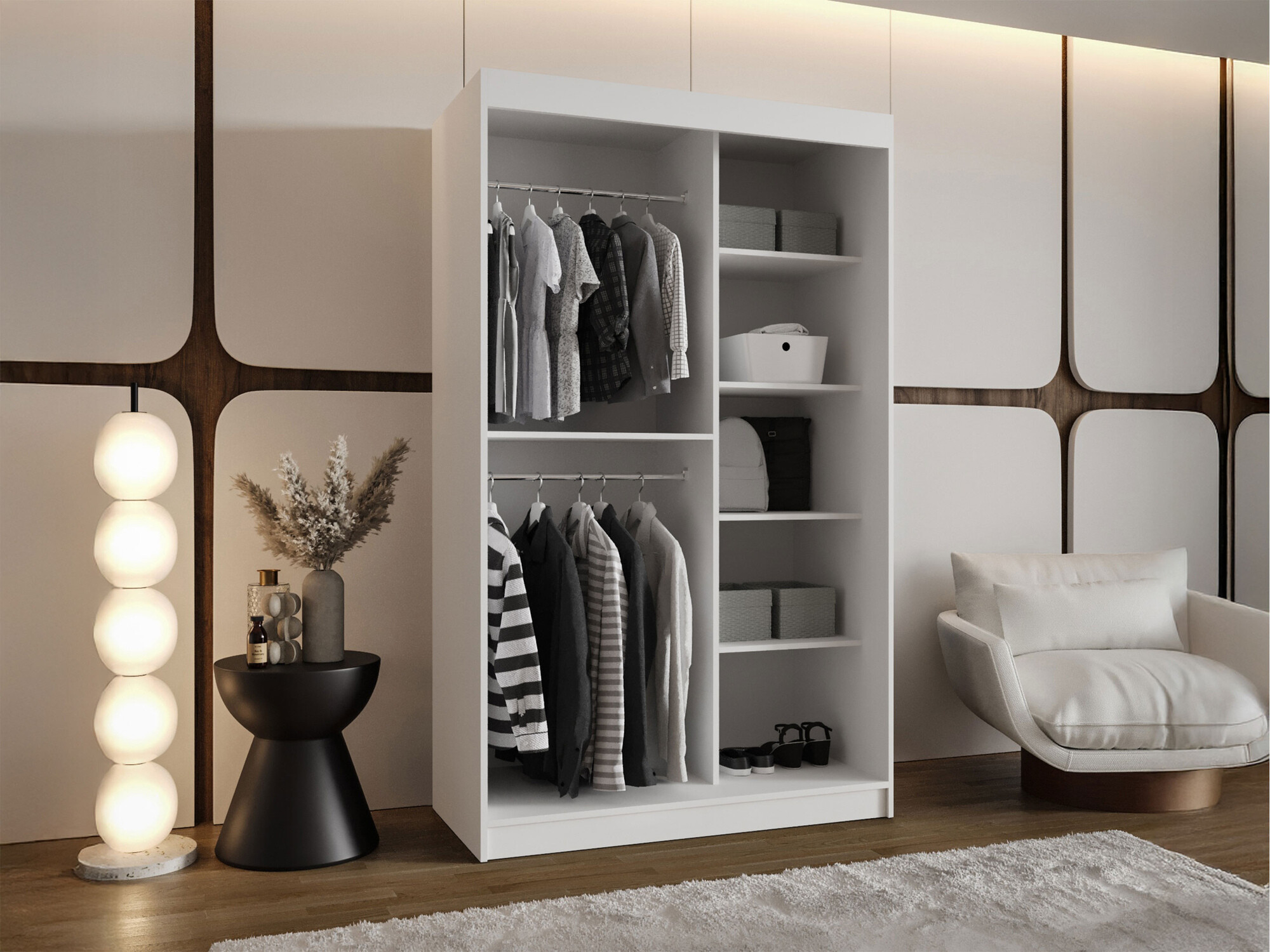 Wardrobe Hartford 501 (White)