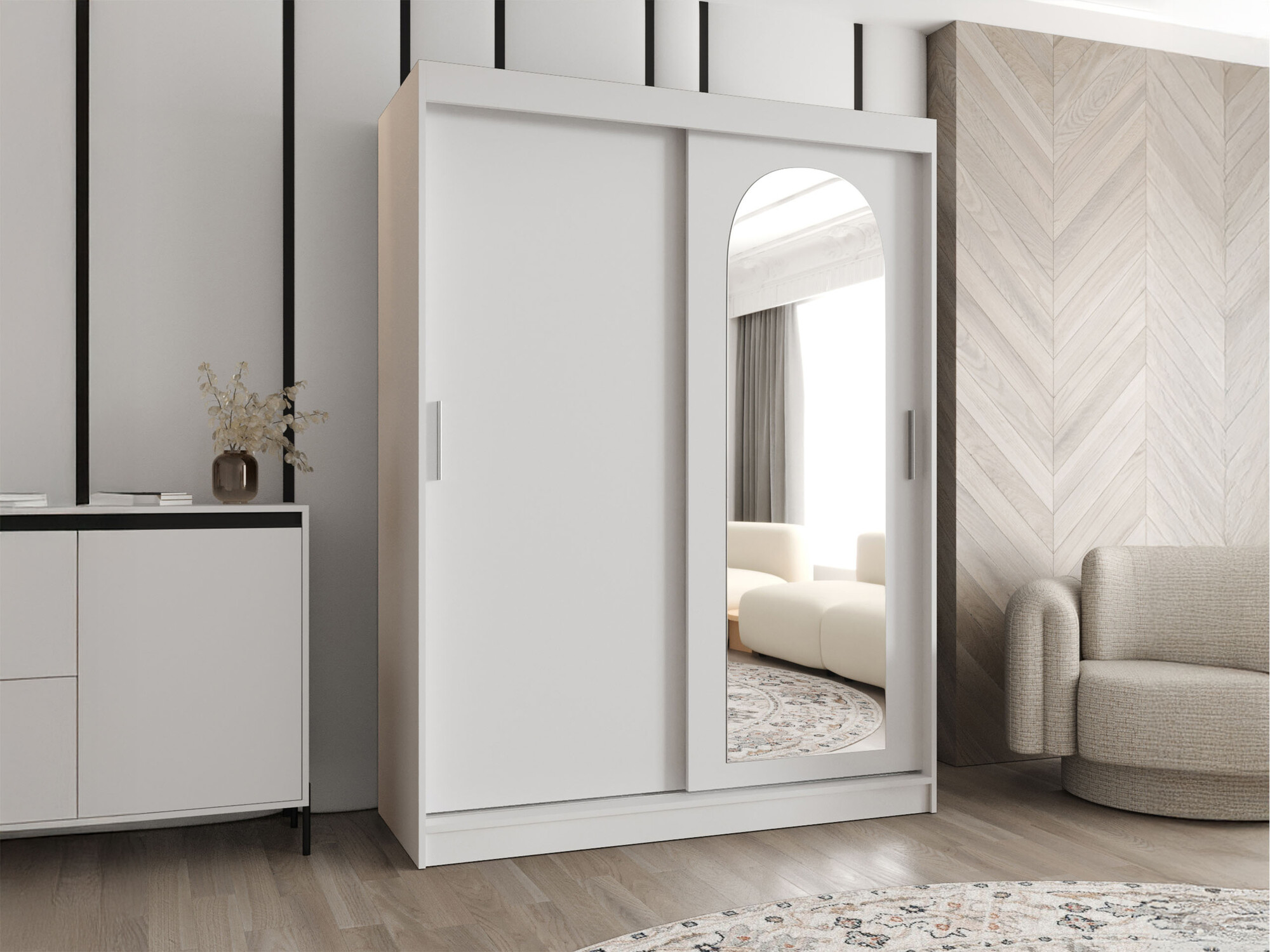 Wardrobe Hartford 502 (White)