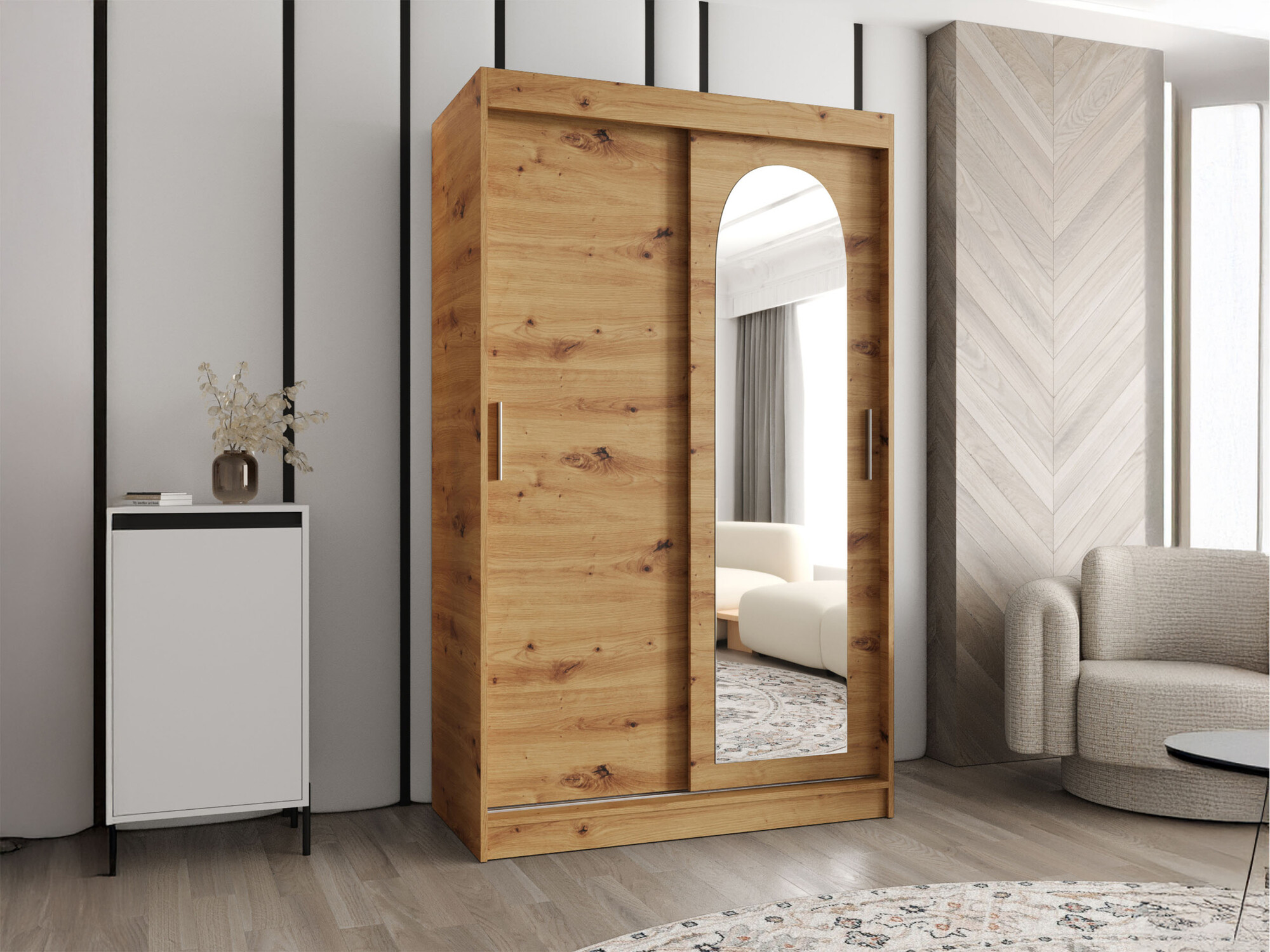 Wardrobe Hartford 504 (Artisan oak)