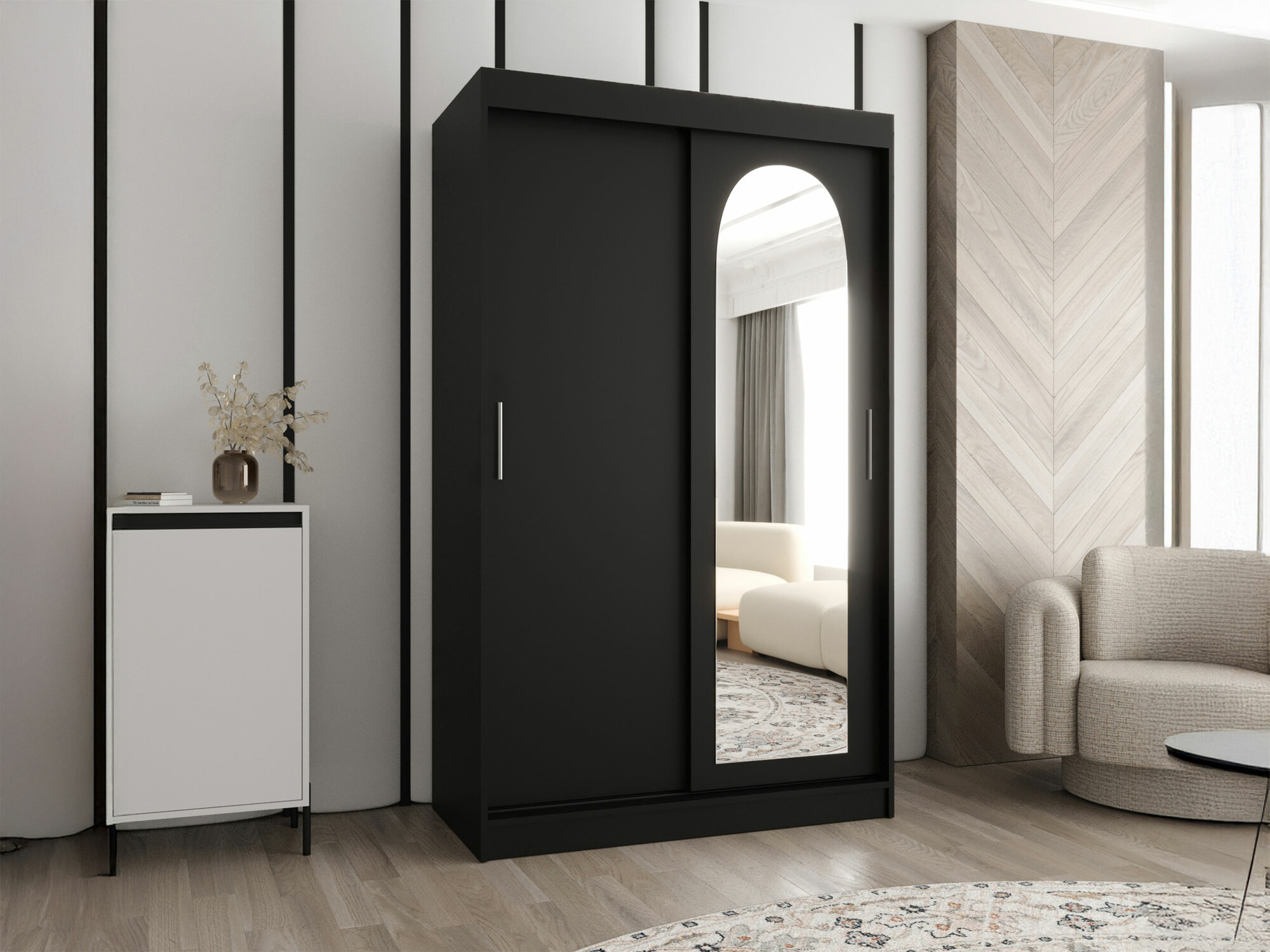 Wardrobe Hartford 504 (Black)
