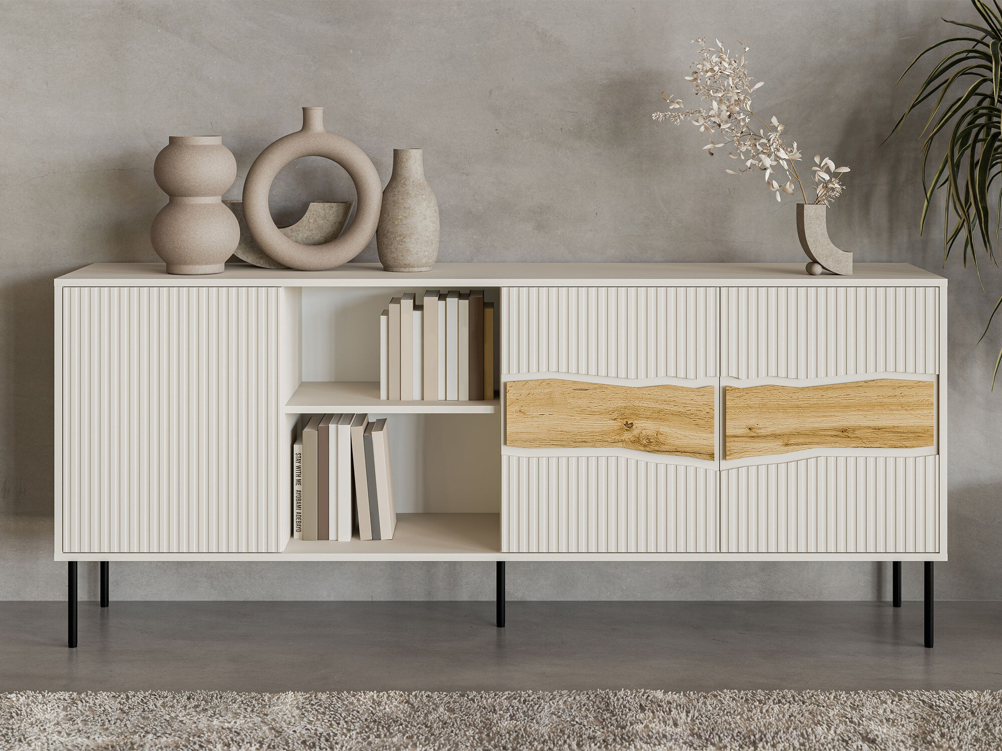 Sideboard Monevare 101 (Wotan Oak + Cashmere)