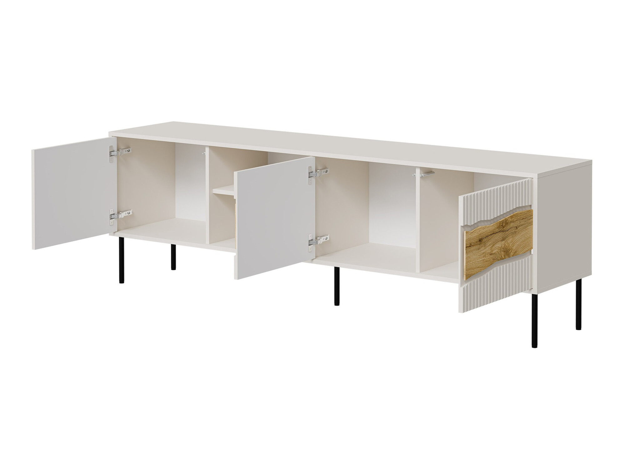 TV stand Monevare 102 (Wotan Oak + Cashmere)
