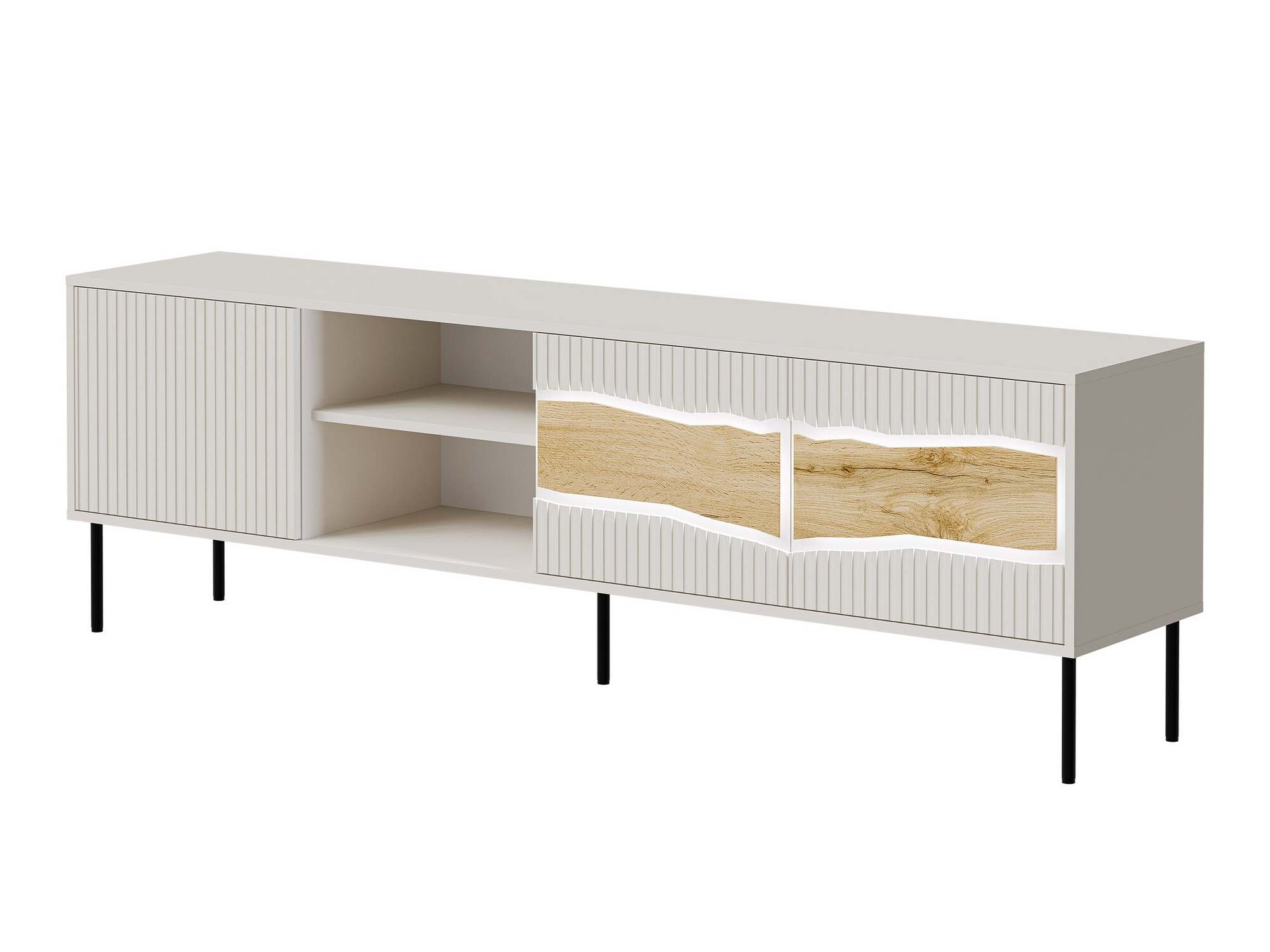 TV stand Monevare 102 (Wotan Oak + Cashmere)