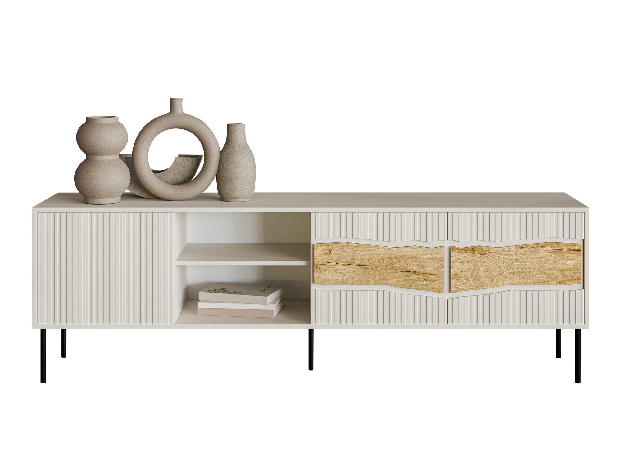 TV stand Monevare 102 (Wotan Oak + Cashmere)