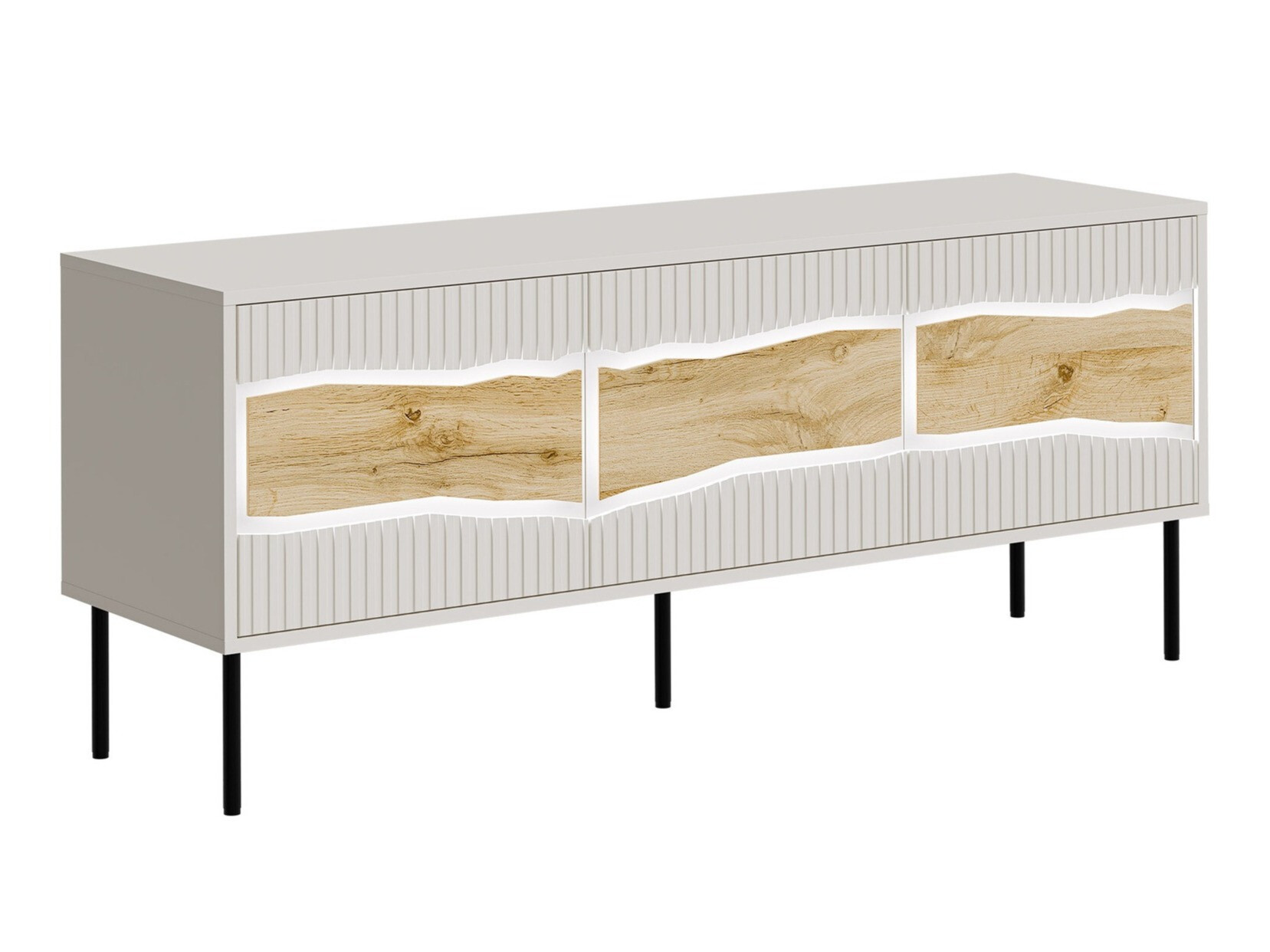 TV stand Monevare 103 (Wotan Oak + Cashmere)