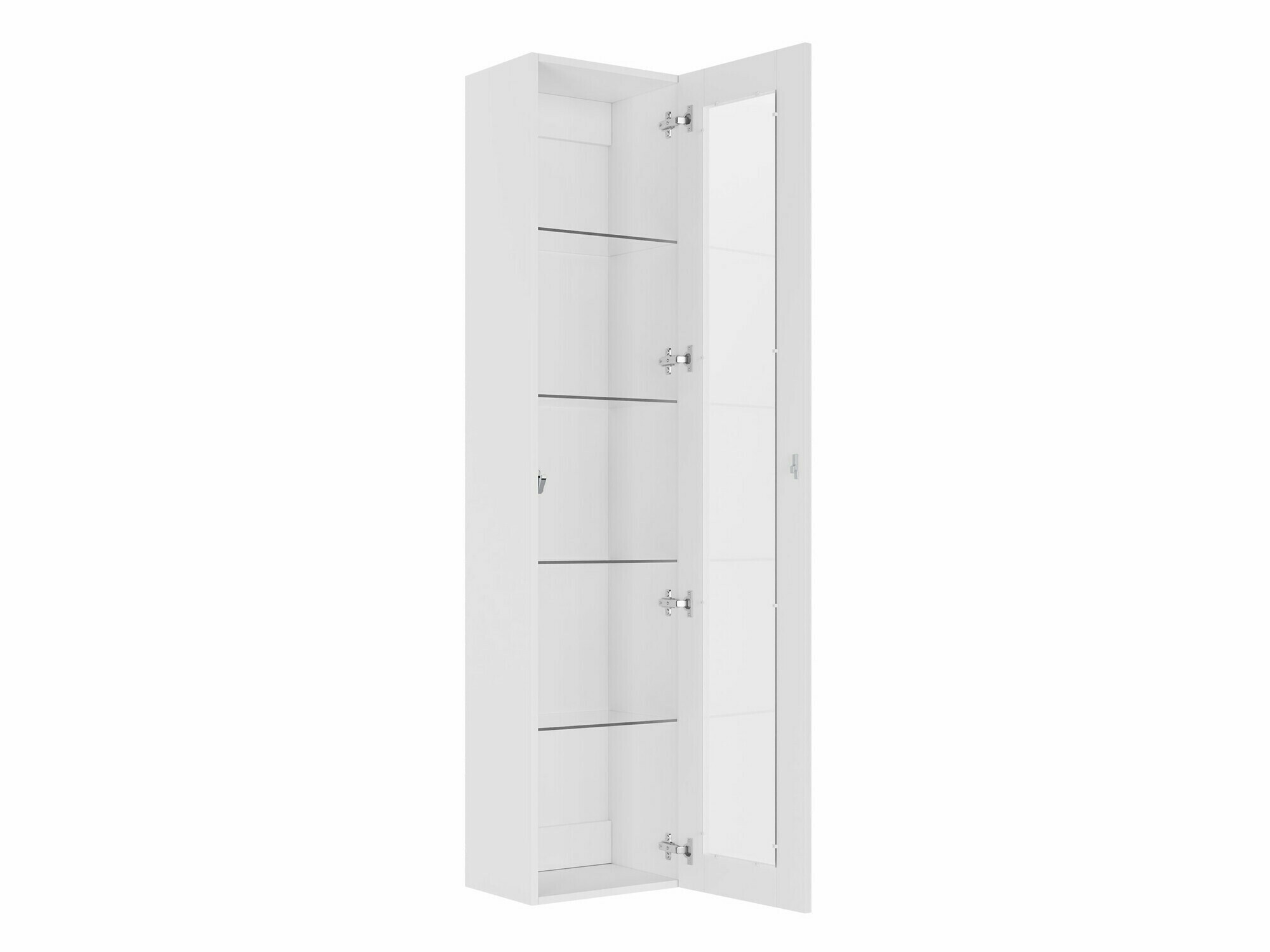 Wall shelf Vilrin IV (Black + Glossy black)