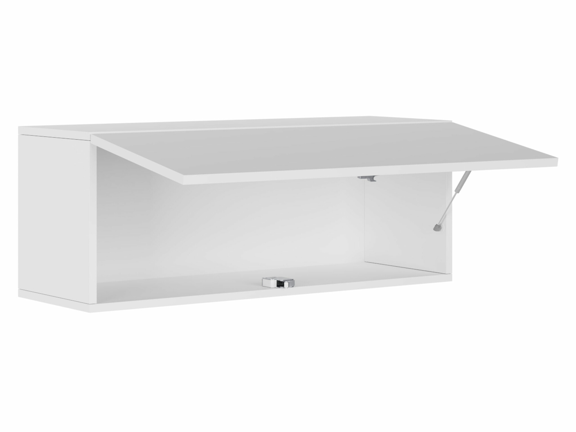 Wall cabinet Vilrin VI (Black + Glossy black)