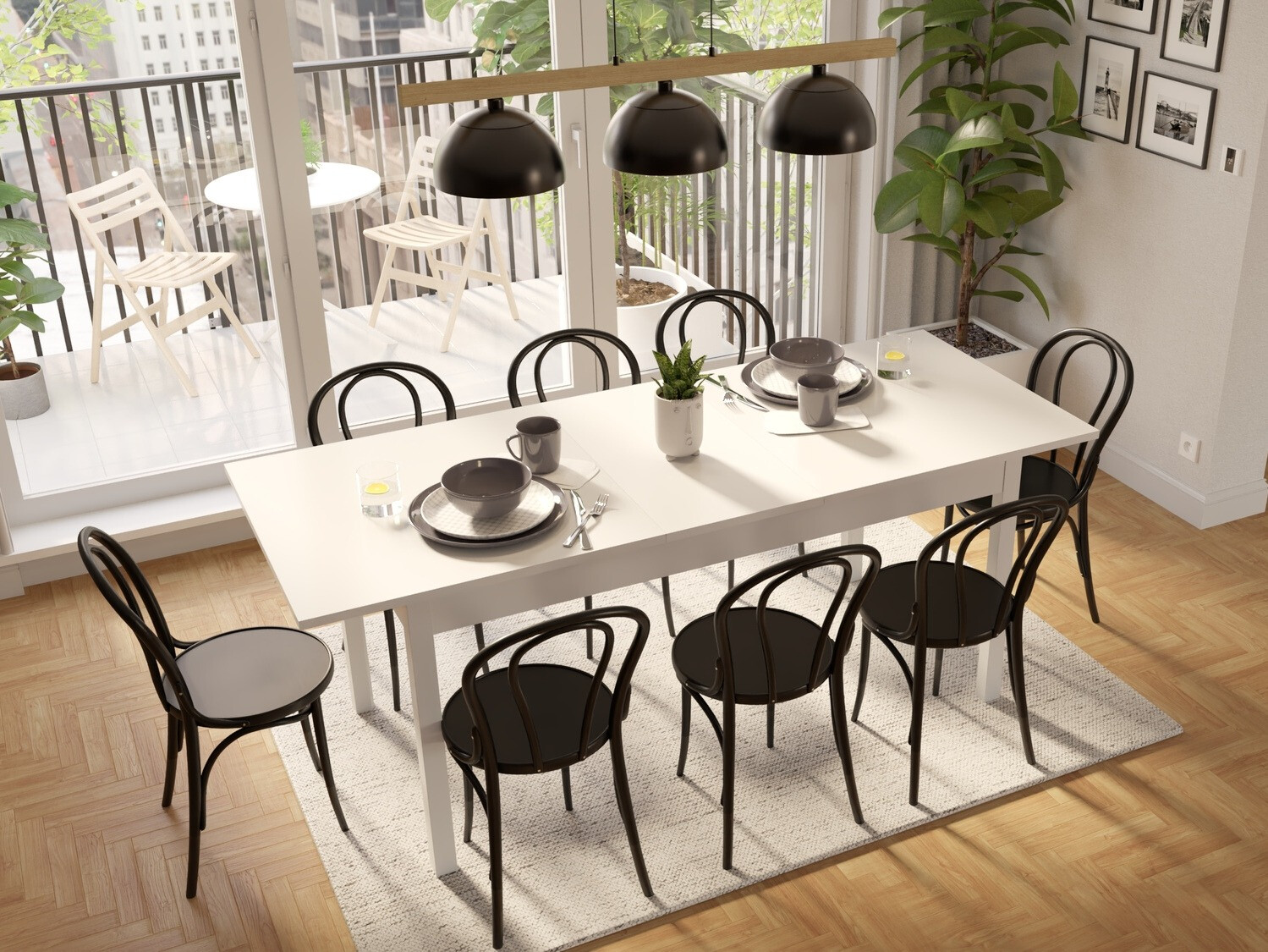 Table Bristol 221 (White)