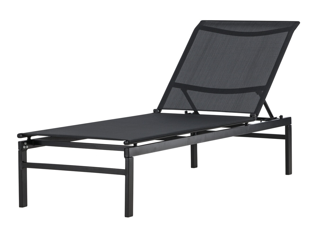 Outdoor sunbed Dallas 4834 (Black)