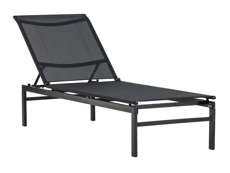 Outdoor sunbed Dallas 4834 (Black)