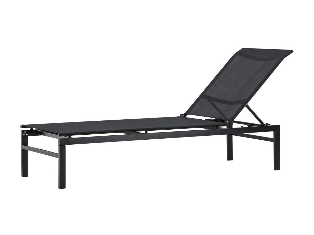 Outdoor sunbed Dallas 4834 (Black)