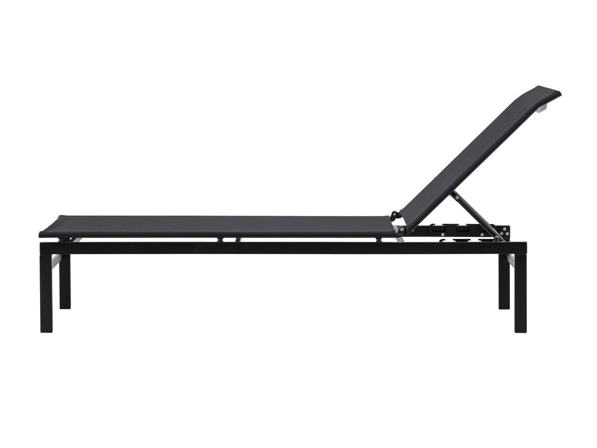Outdoor sunbed Dallas 4834 (Black)
