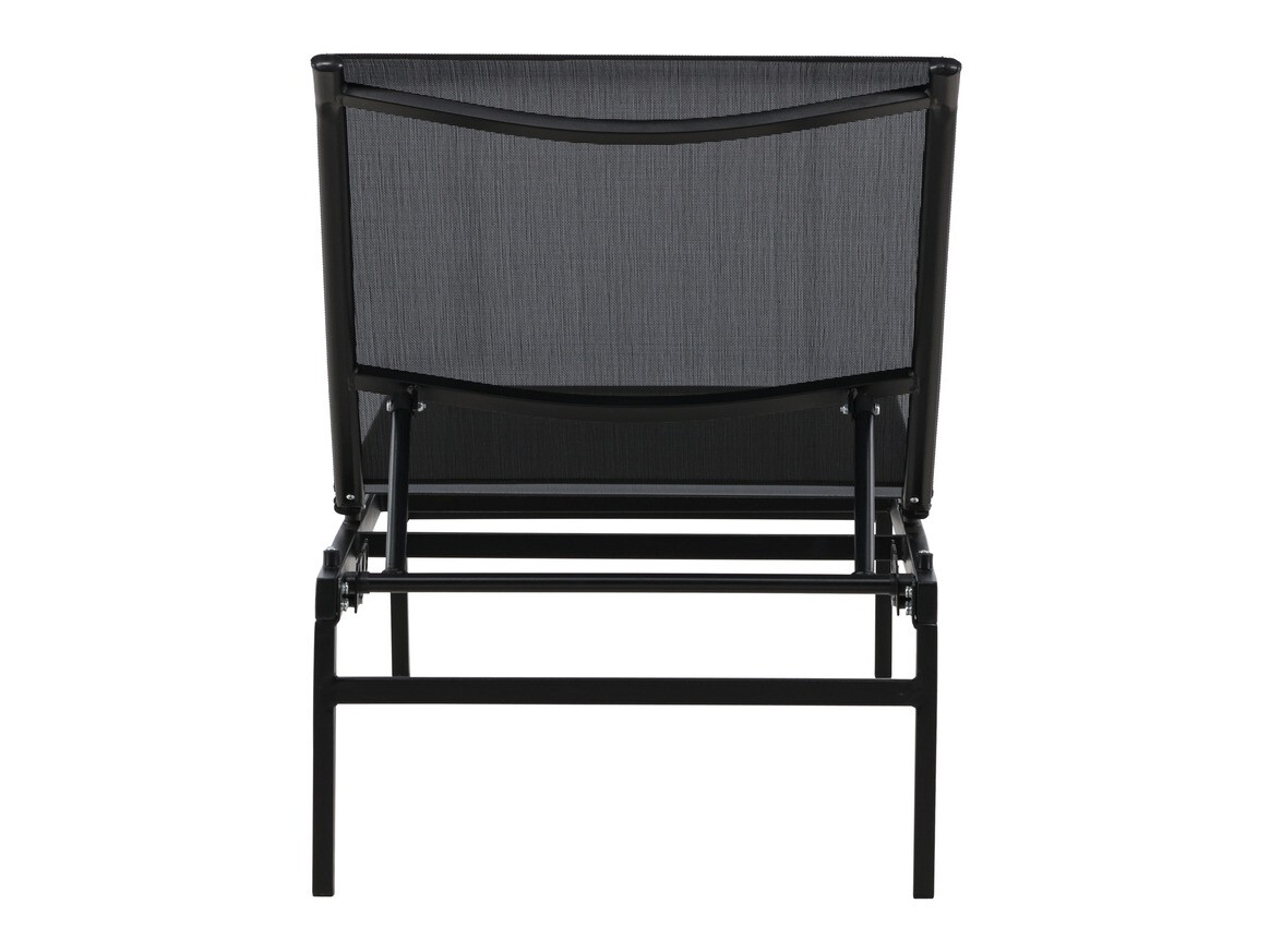 Outdoor sunbed Dallas 4834 (Black)
