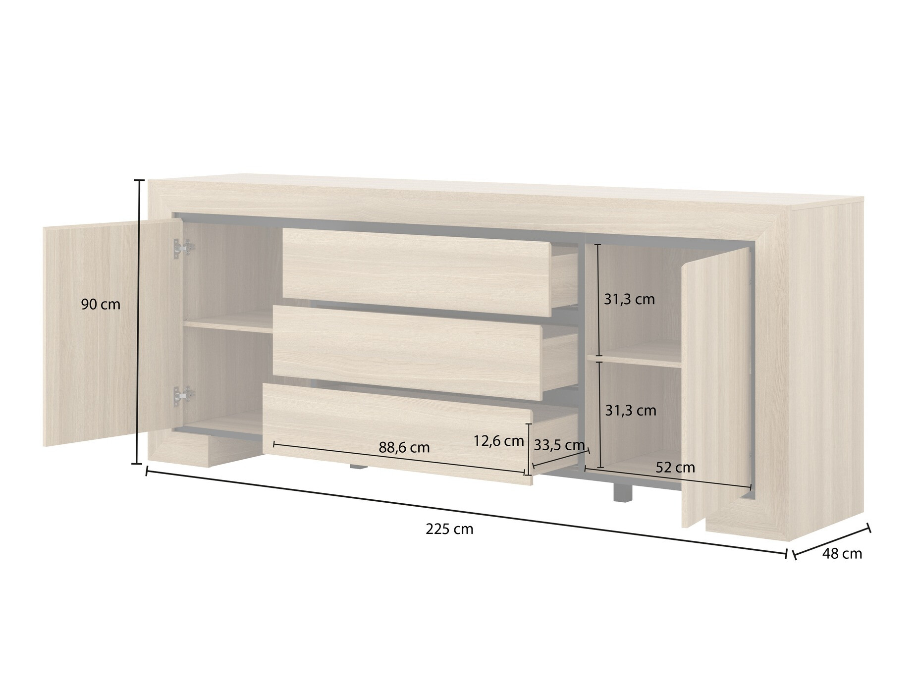 Chest of drawers Etrteo 102