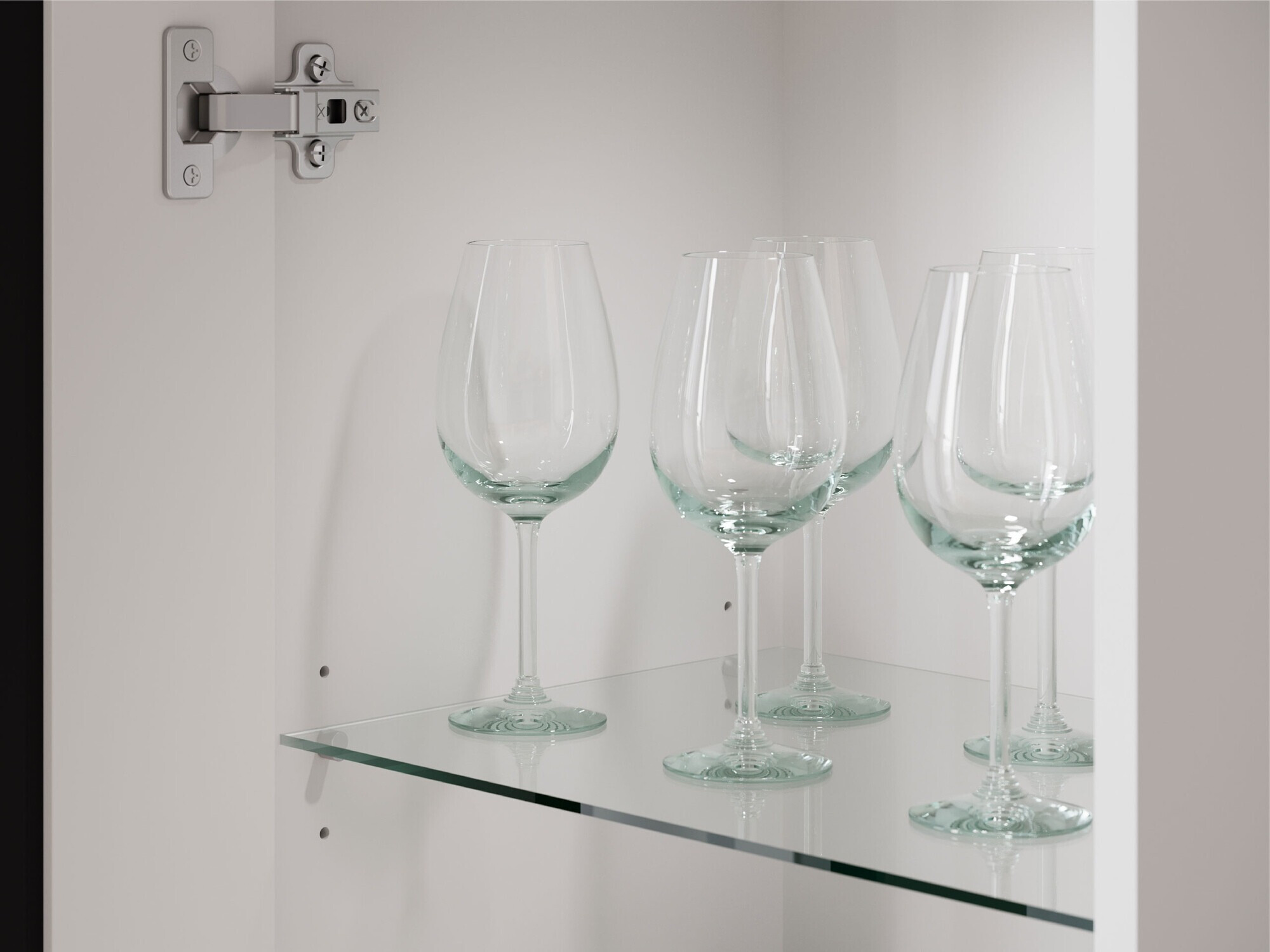 Chest of drawers Torcame 101 (White + Glossy white)