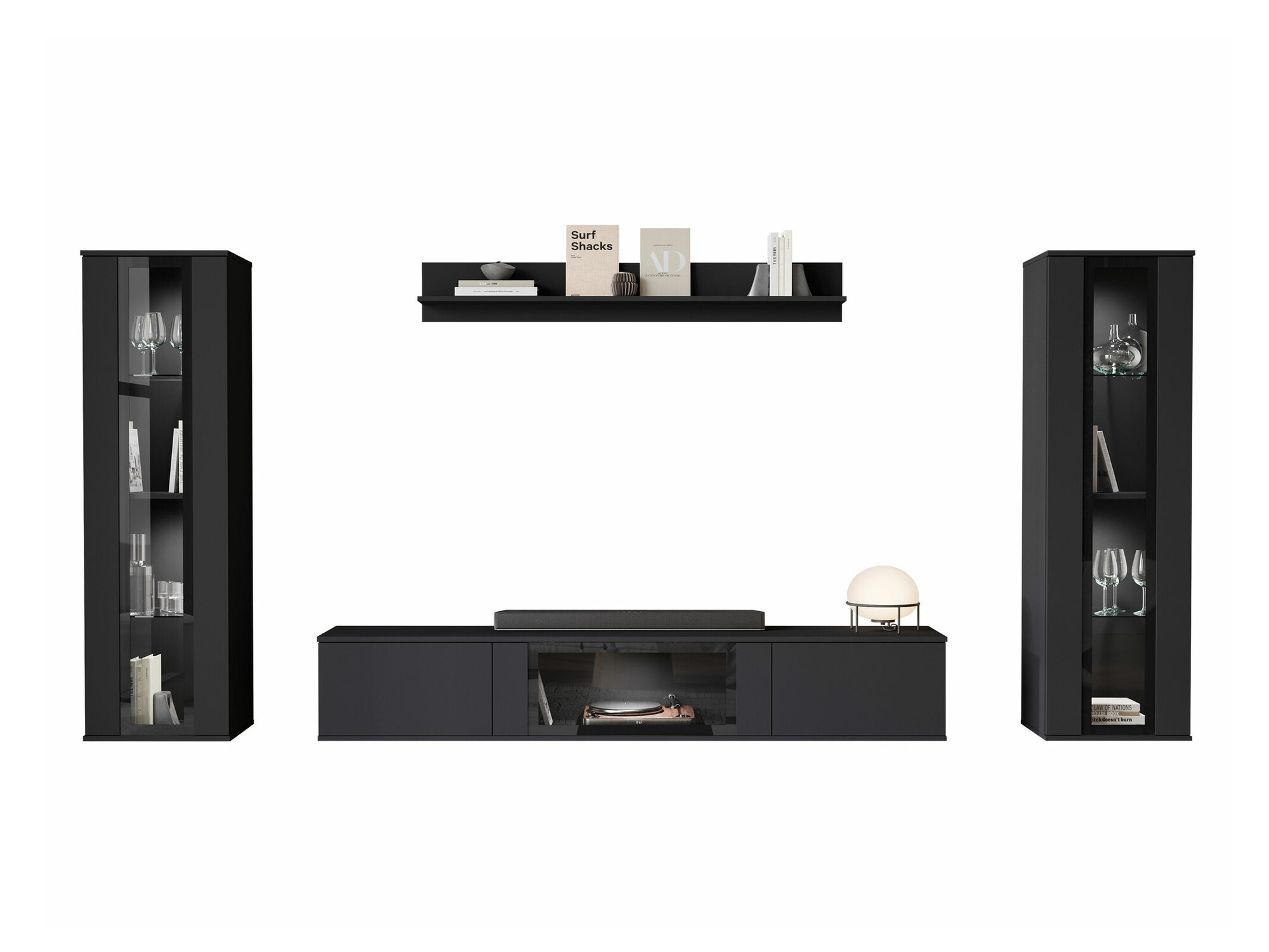 Living room set Torcame 103 (Black)