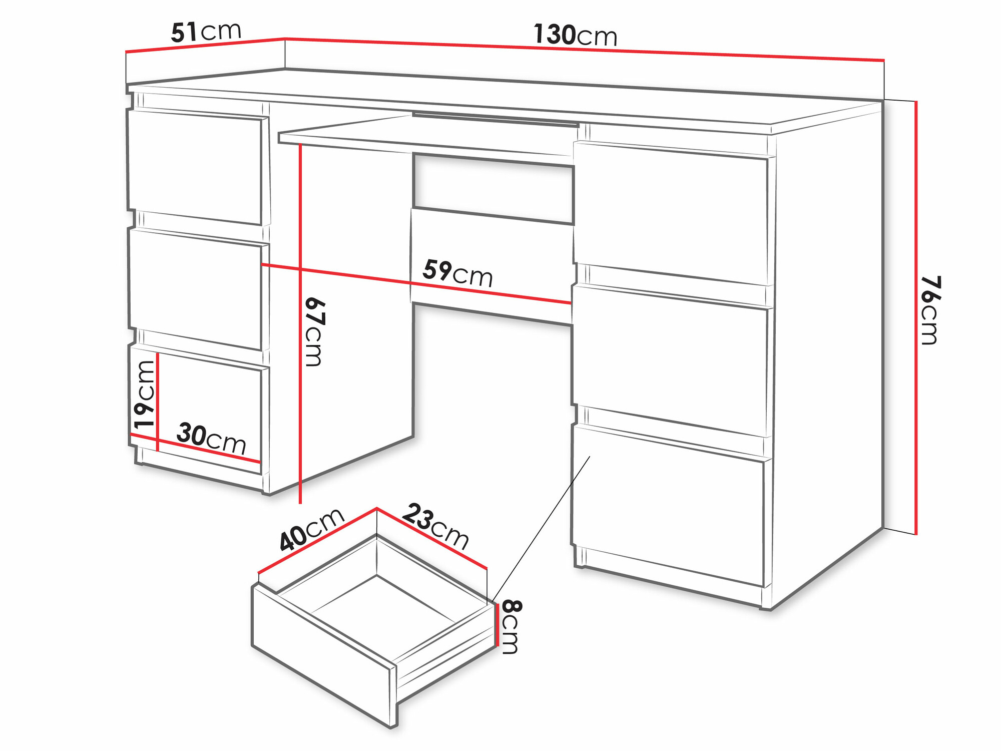 Desk Comfivo Cor