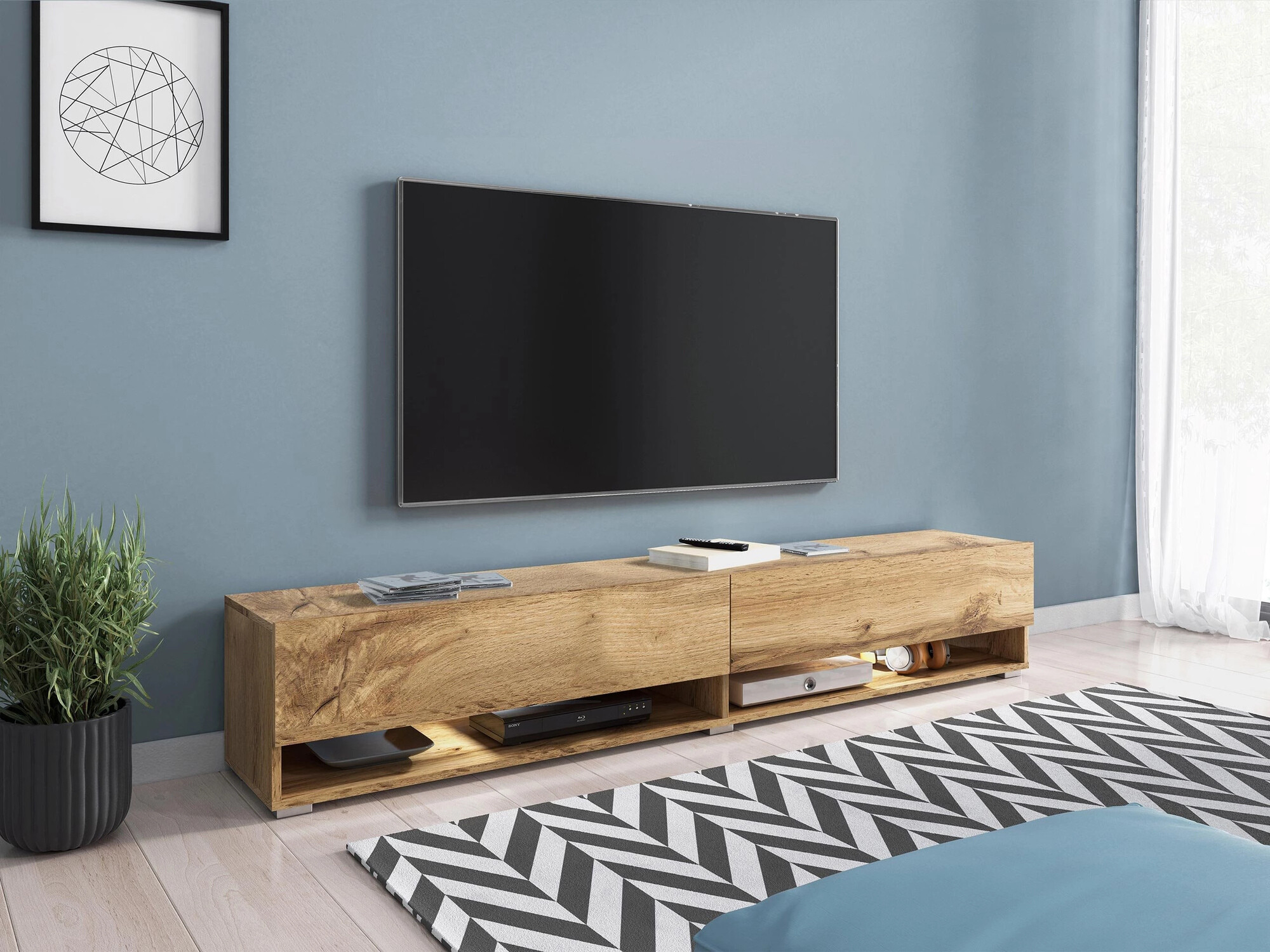 TV stand Sarasota 119 (Wotan Oak)