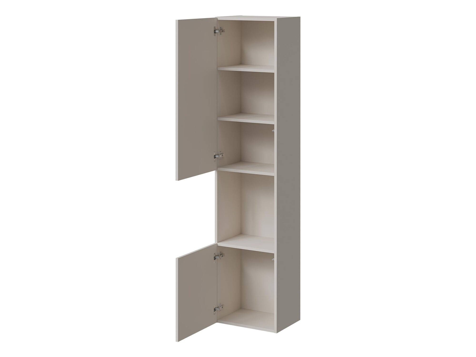 Wall shelf Species I (Black + Wotan Oak)