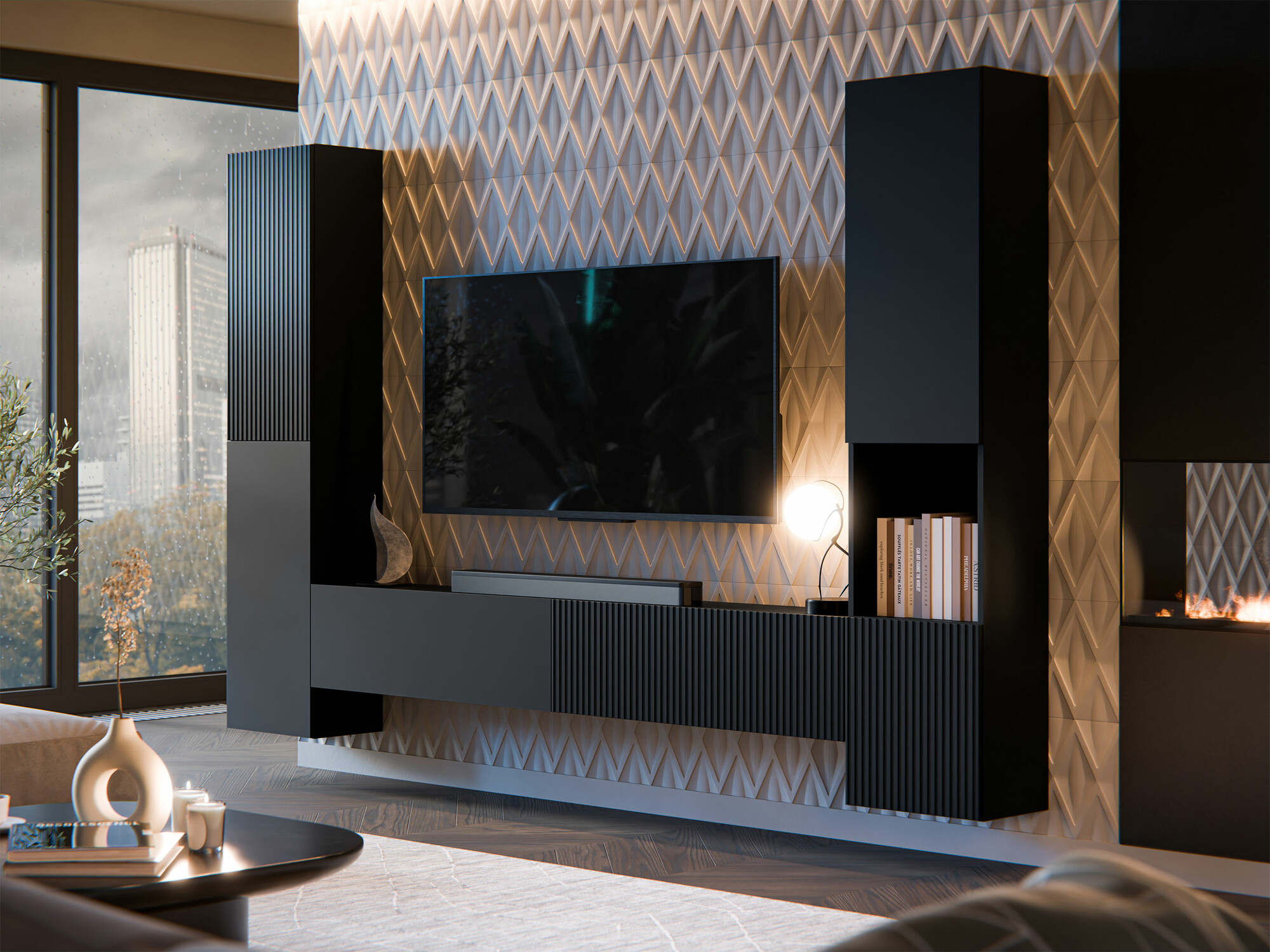 Living room set Species I (Black)