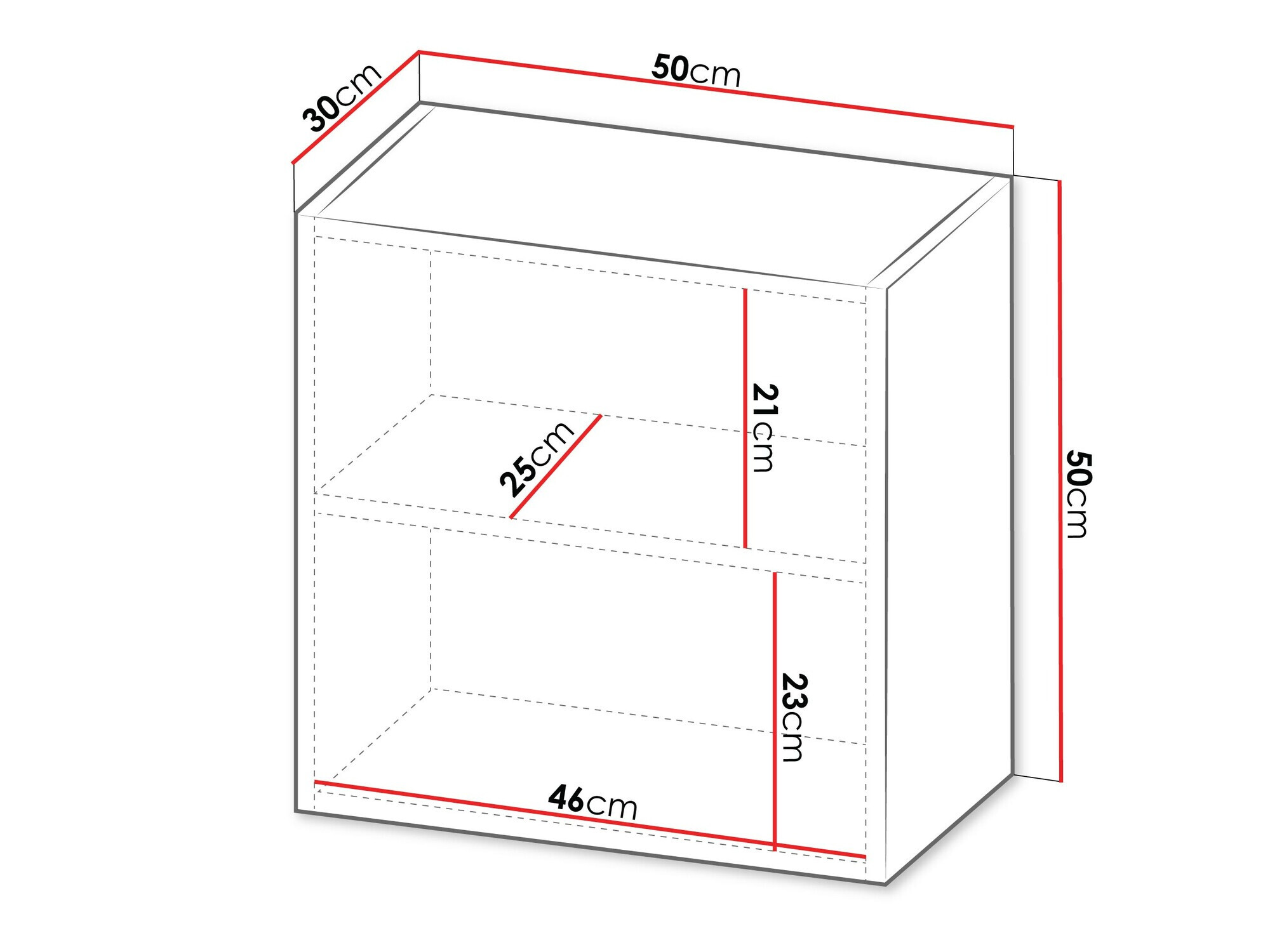 Wall cabinet Species I (Black)