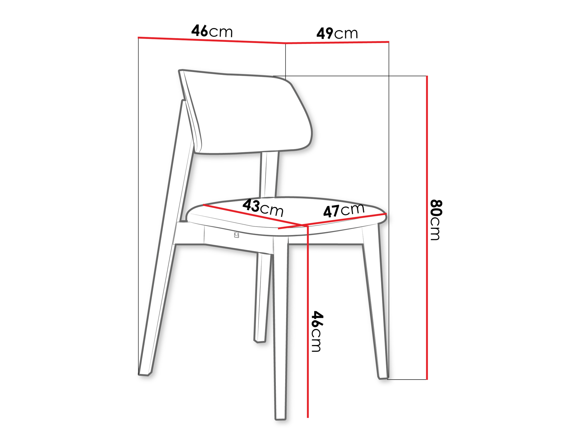 Chair Dearborn 101 (Magic Velvet 2217)