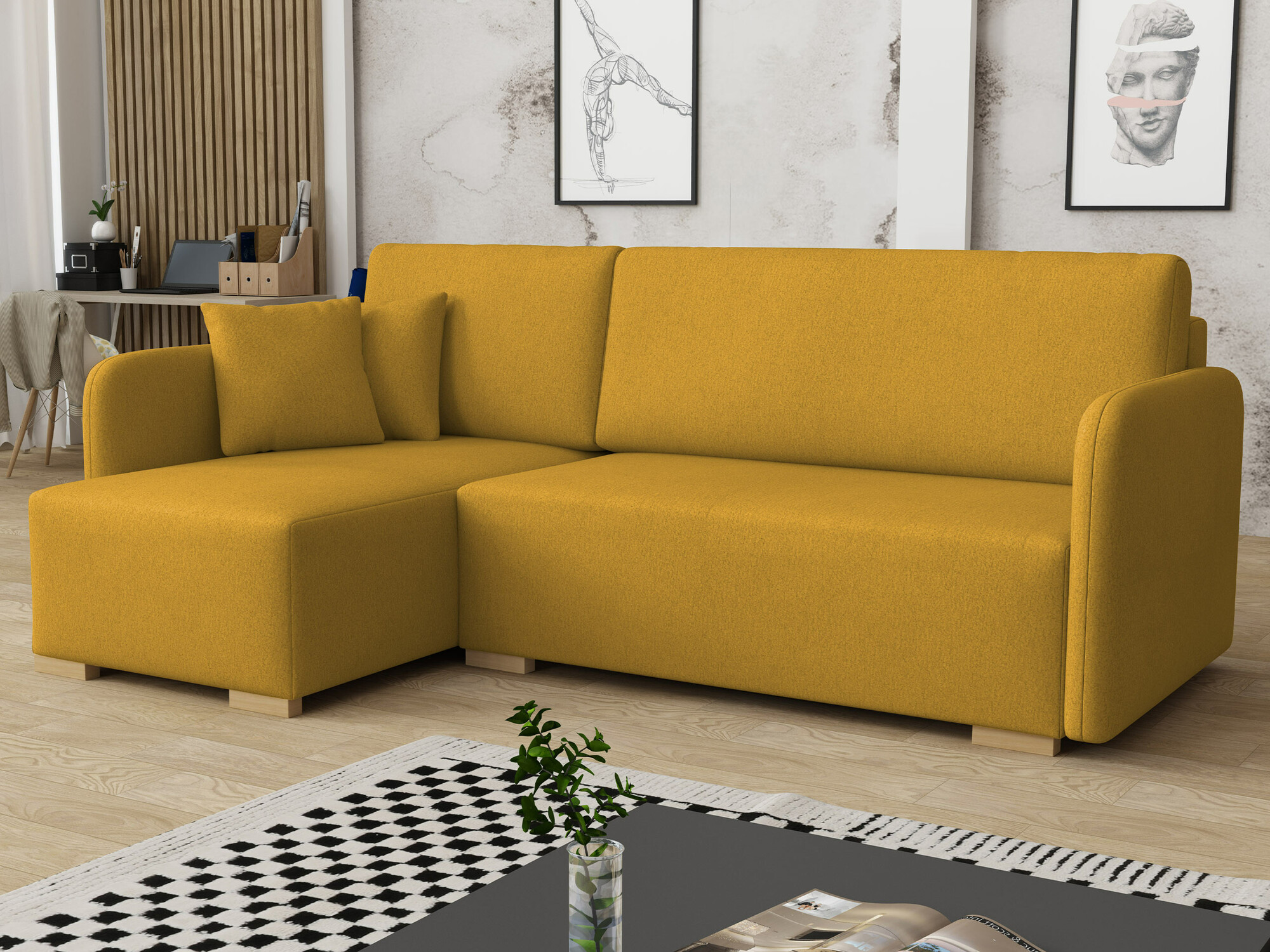 Corner sofa Columbus 245 (Velo 626)