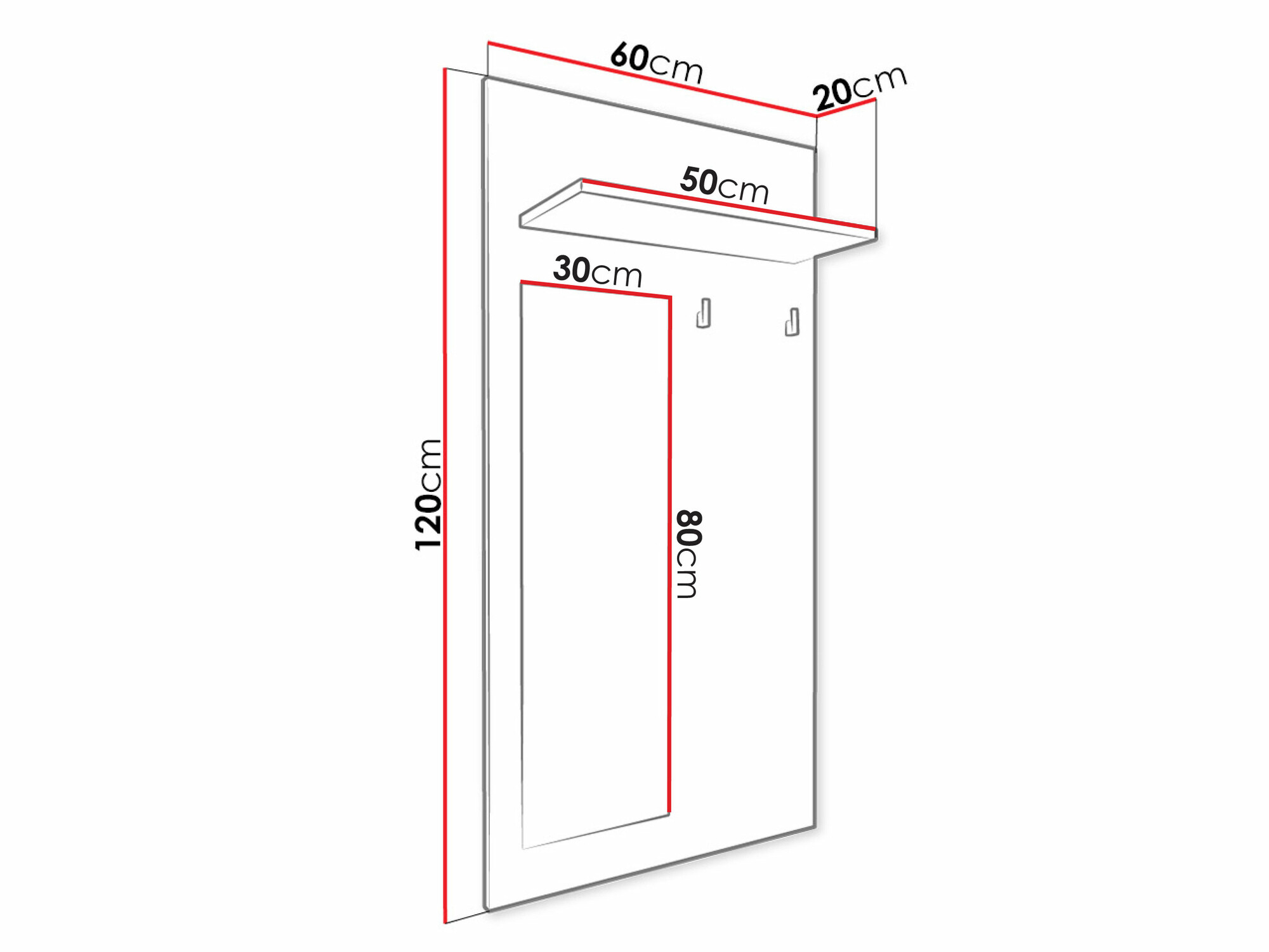 Coat rack Levtena 104