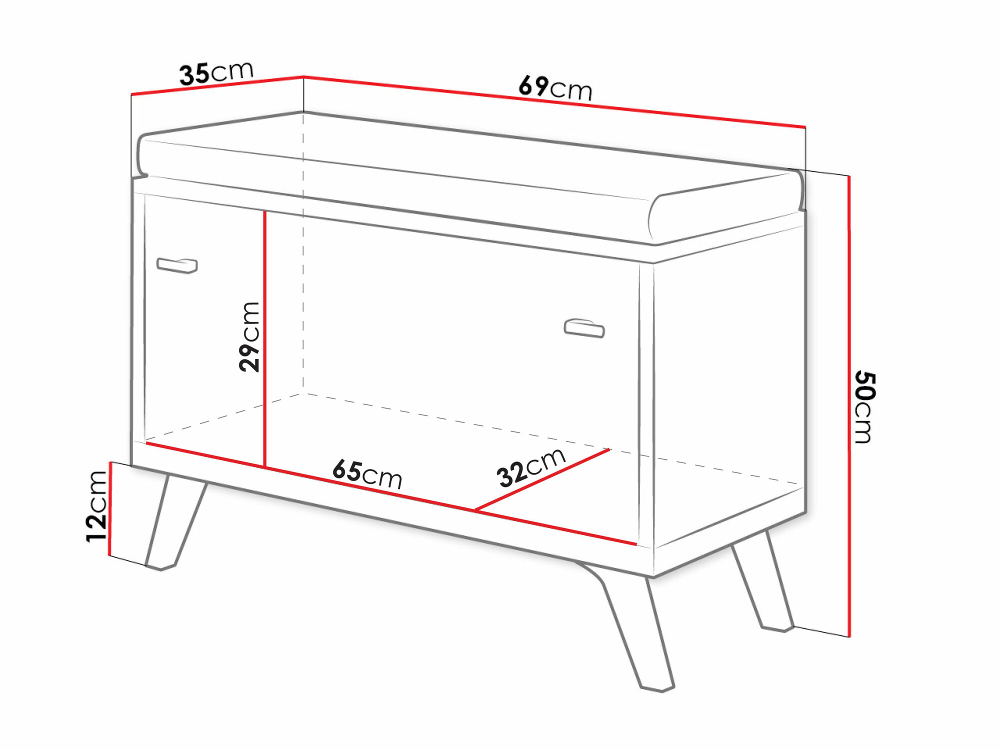 Shoe cabinet Levtena 102