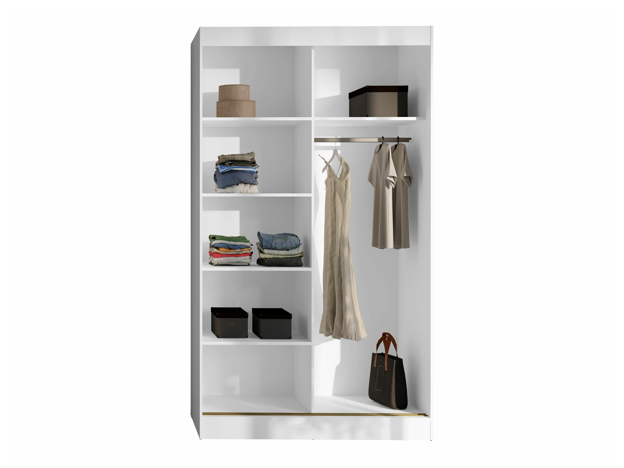 Wardrobe Toledo 130 (Cashmere)