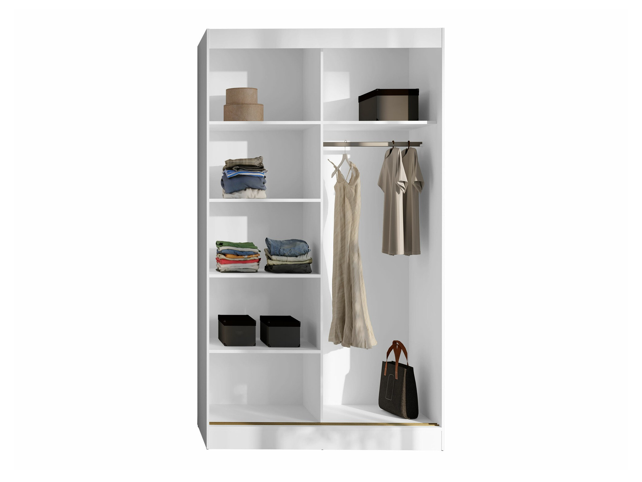 Wardrobe Toledo 130 (White)