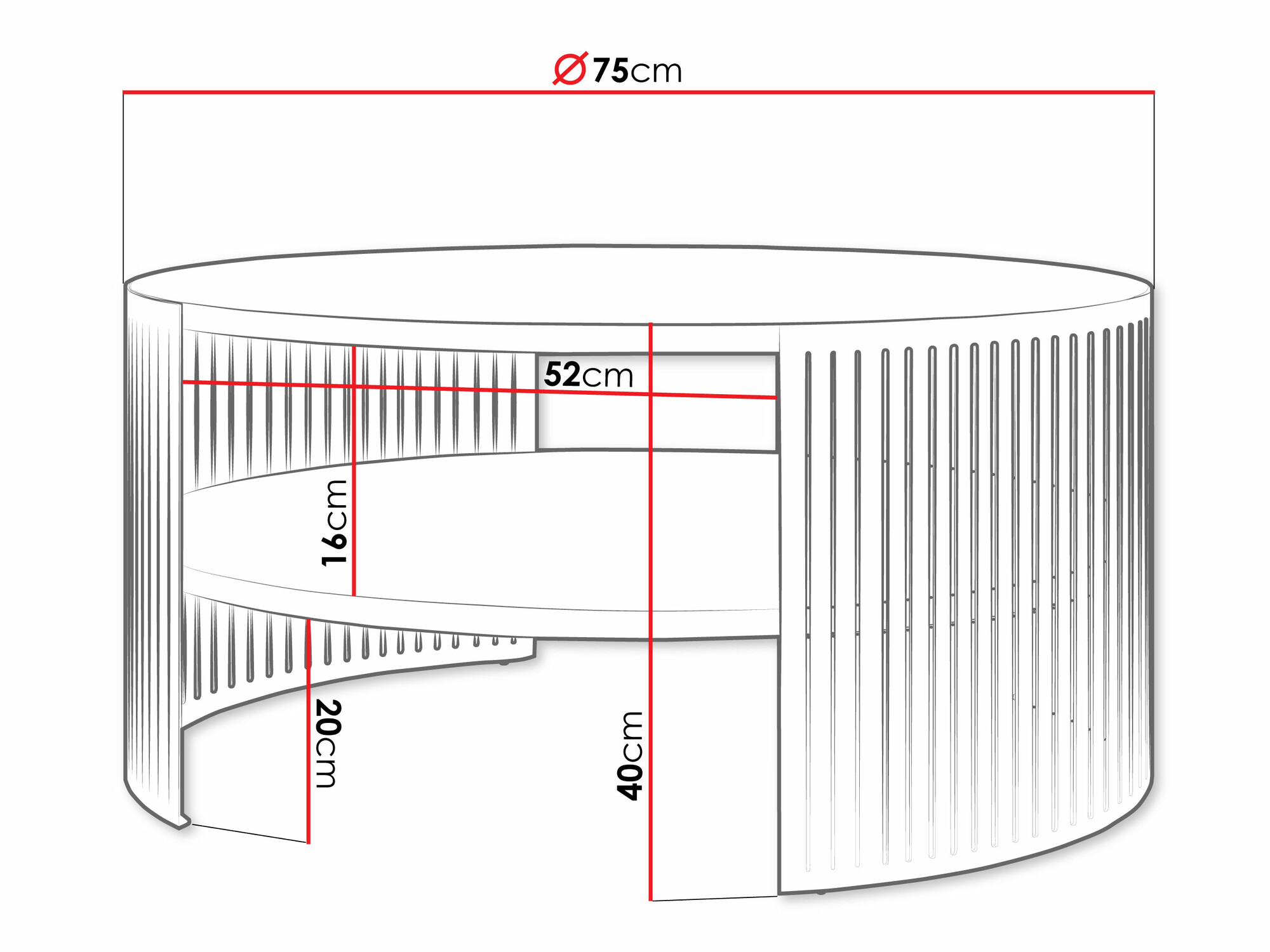 Coffee table Civer VIII