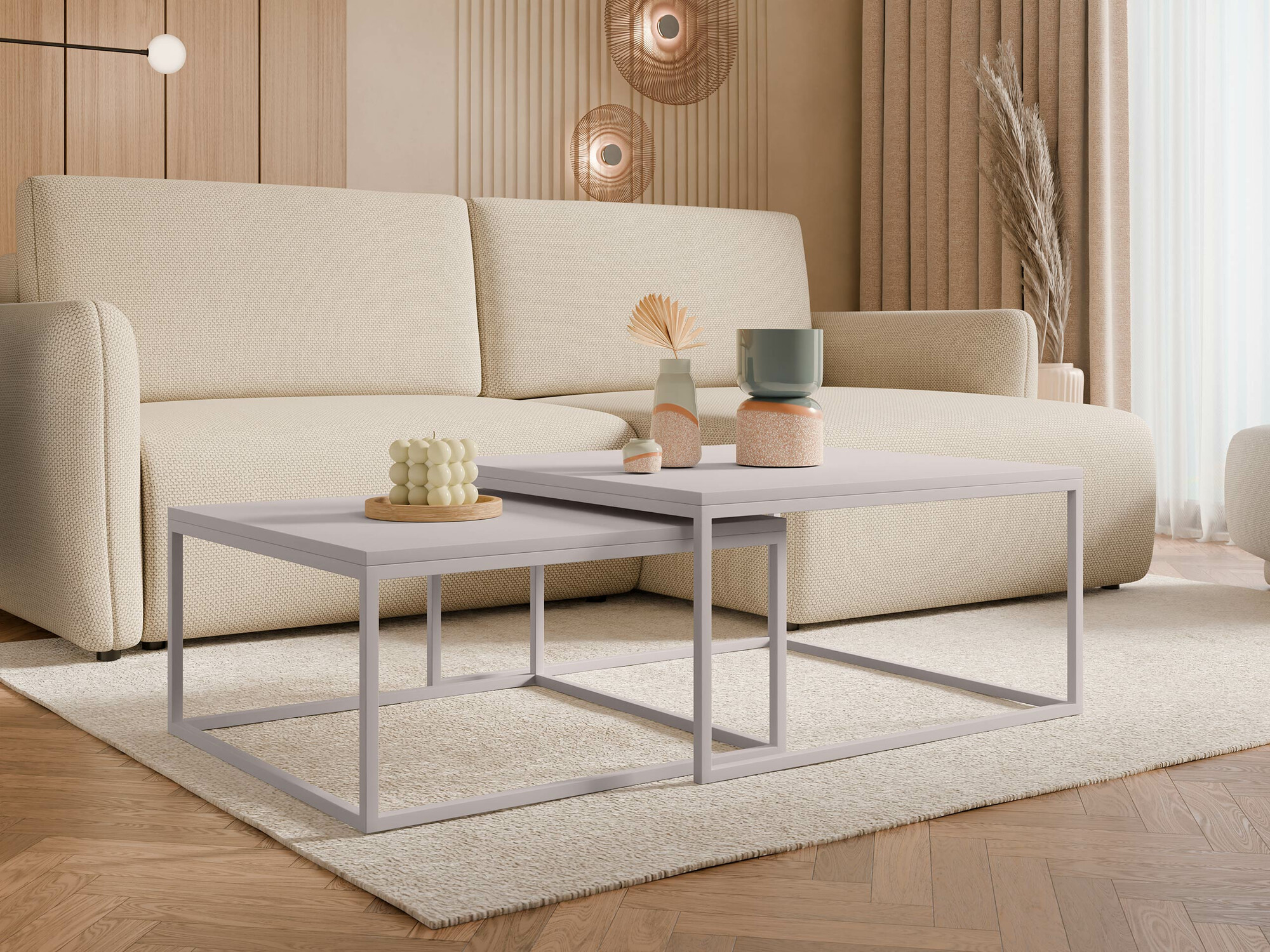 Nest of coffee tables Oswego 133 (Cashmere)