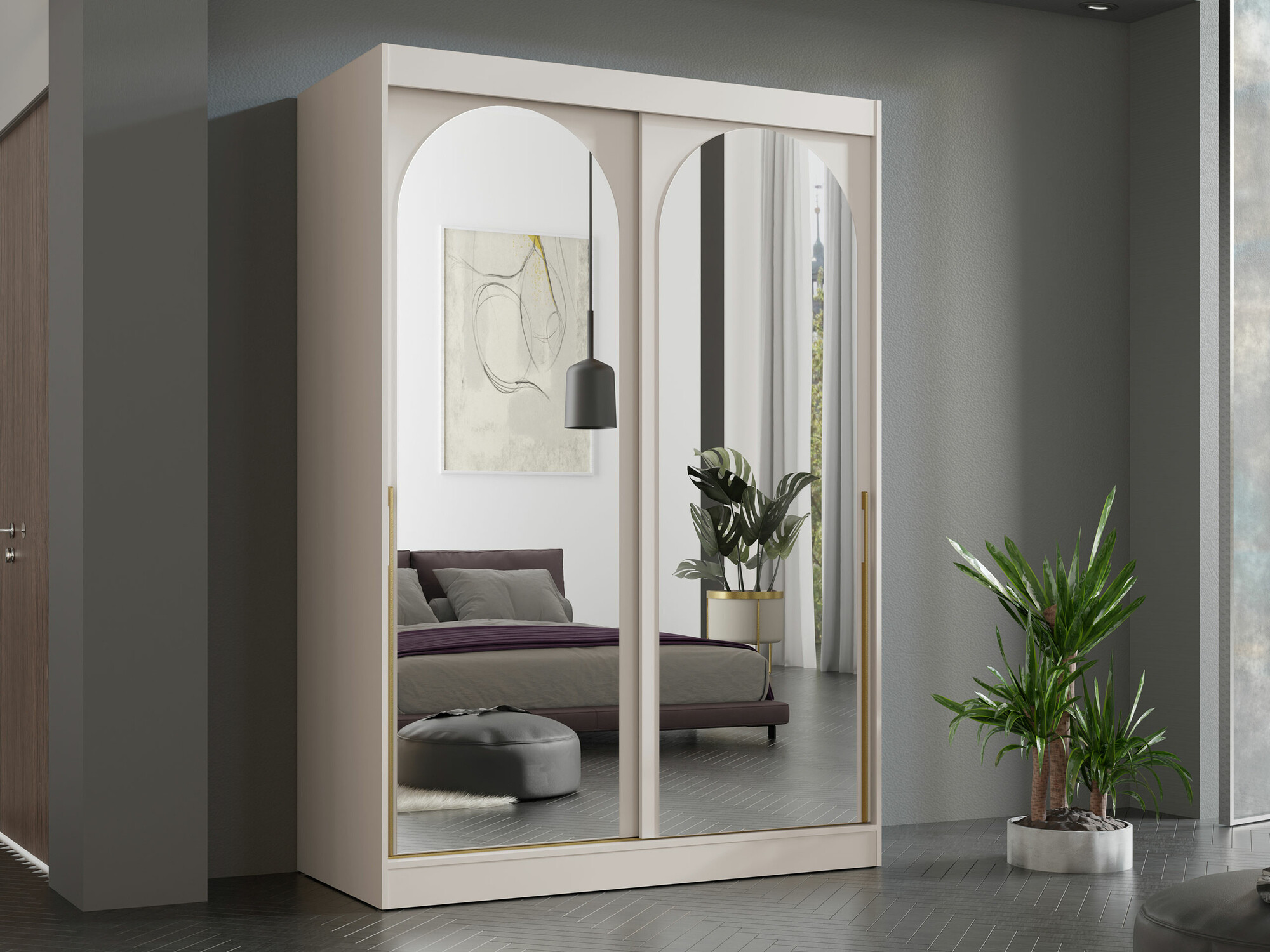 Wardrobe Toledo 131 (Cashmere)