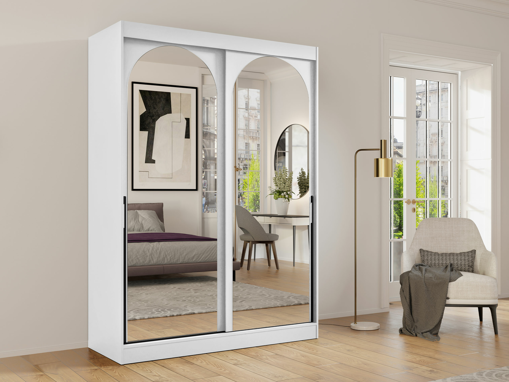 Wardrobe Toledo 131 (White)